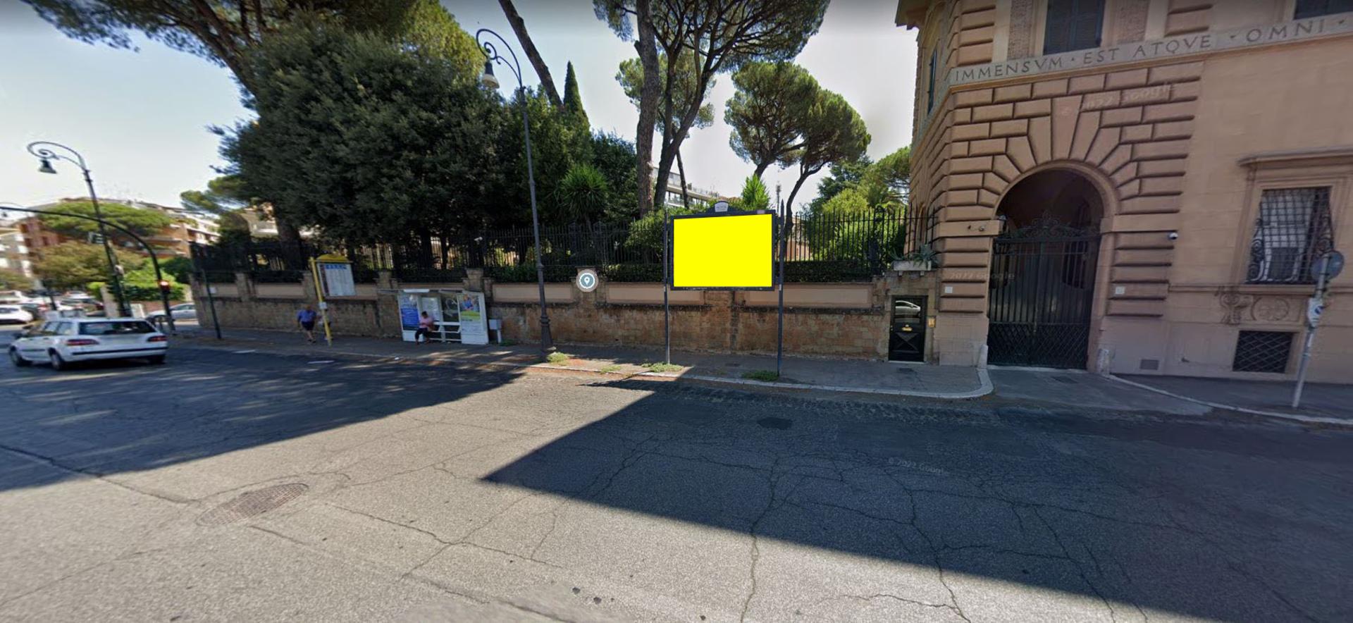 Impianto POSTER a Roma, in zona Galleria Borghese