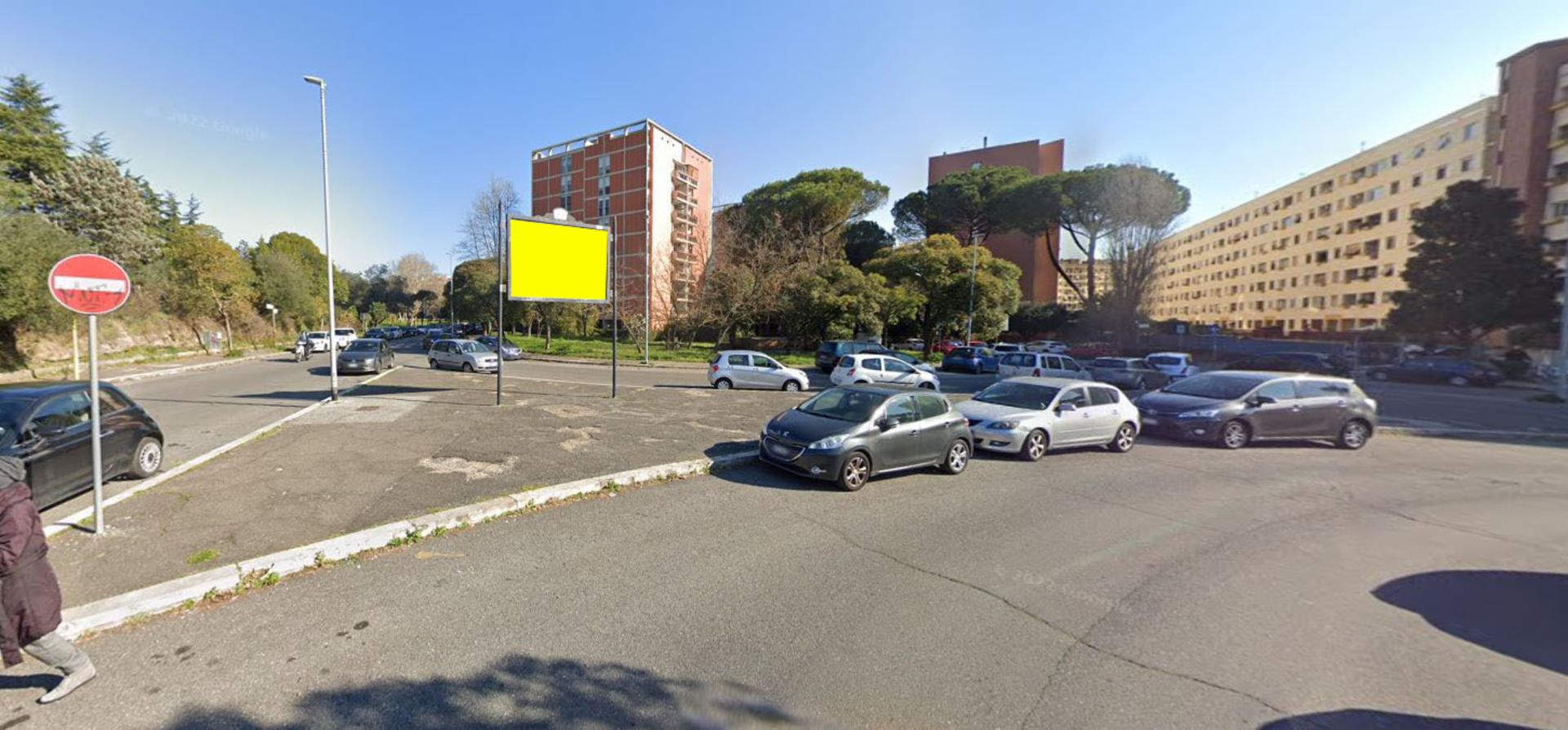Impianto POSTER a Roma, in zona gelateria Shabry