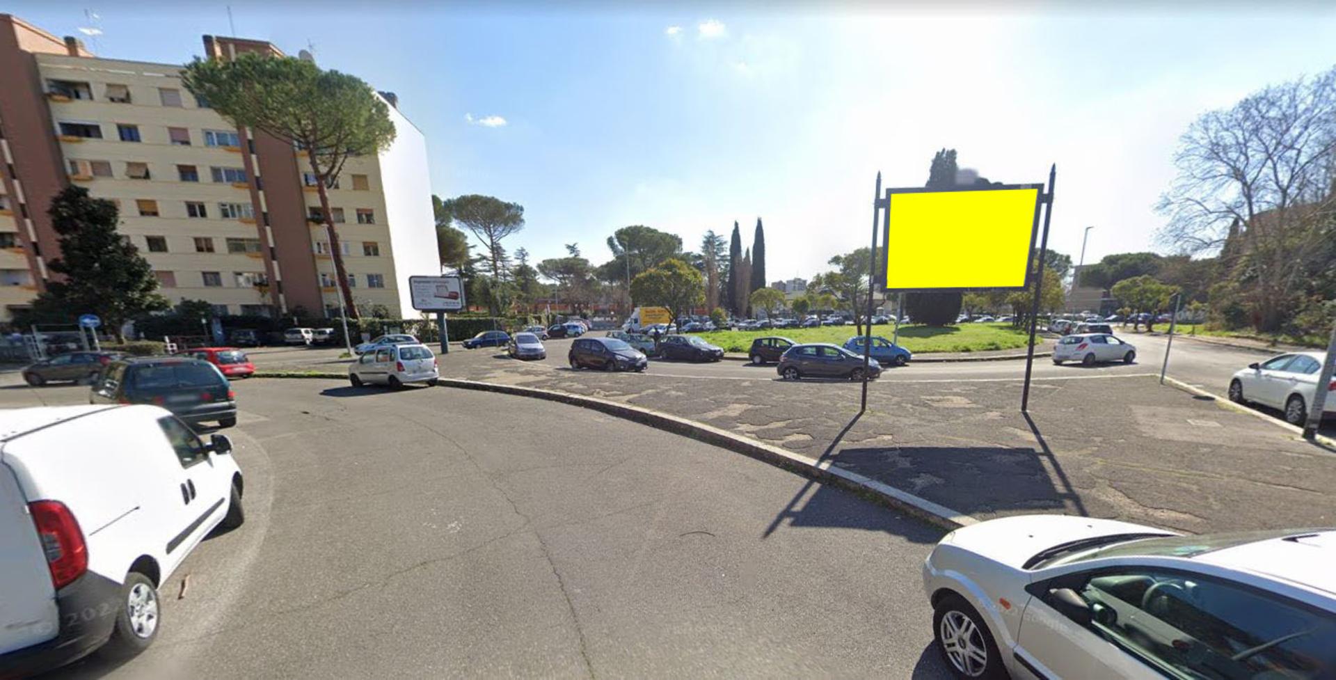 Impianto POSTER a Roma, in zona gelateria Shabry