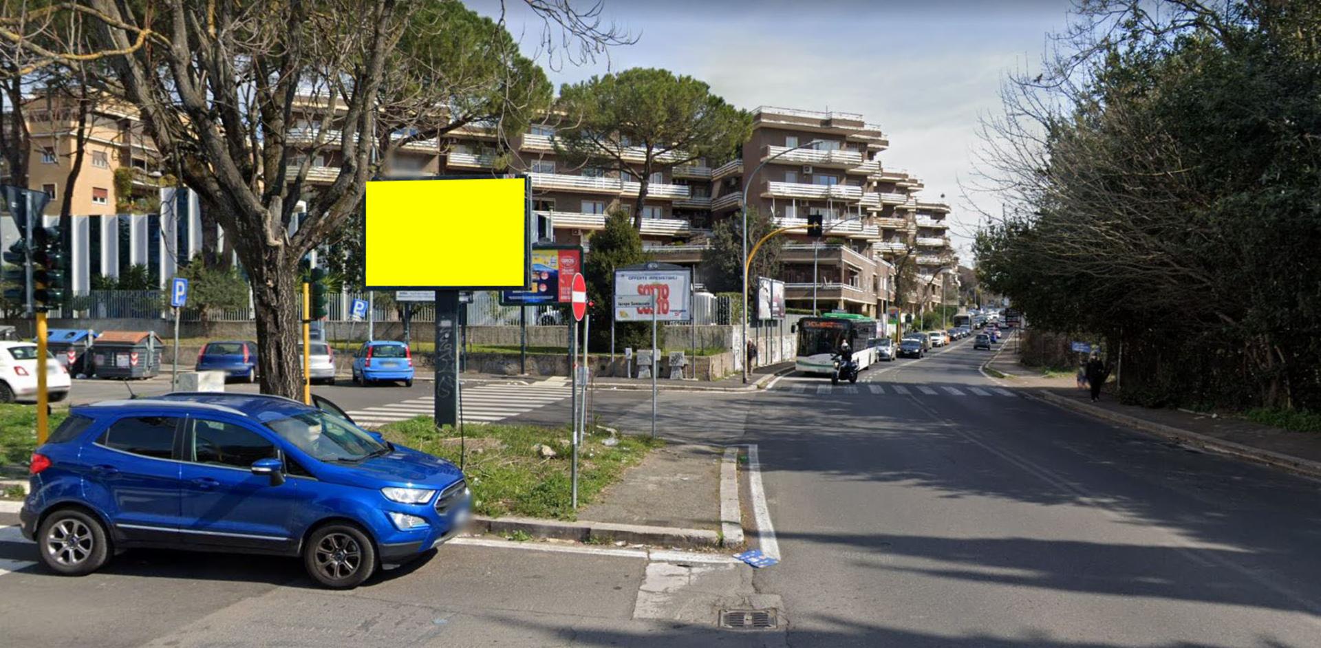 Impianto POSTER a Roma, in zona Pinguino geloso civico 26