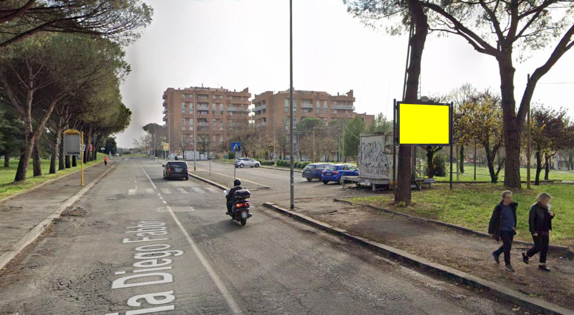 Impianto POSTER a Roma, in zona Soleluna Cafè