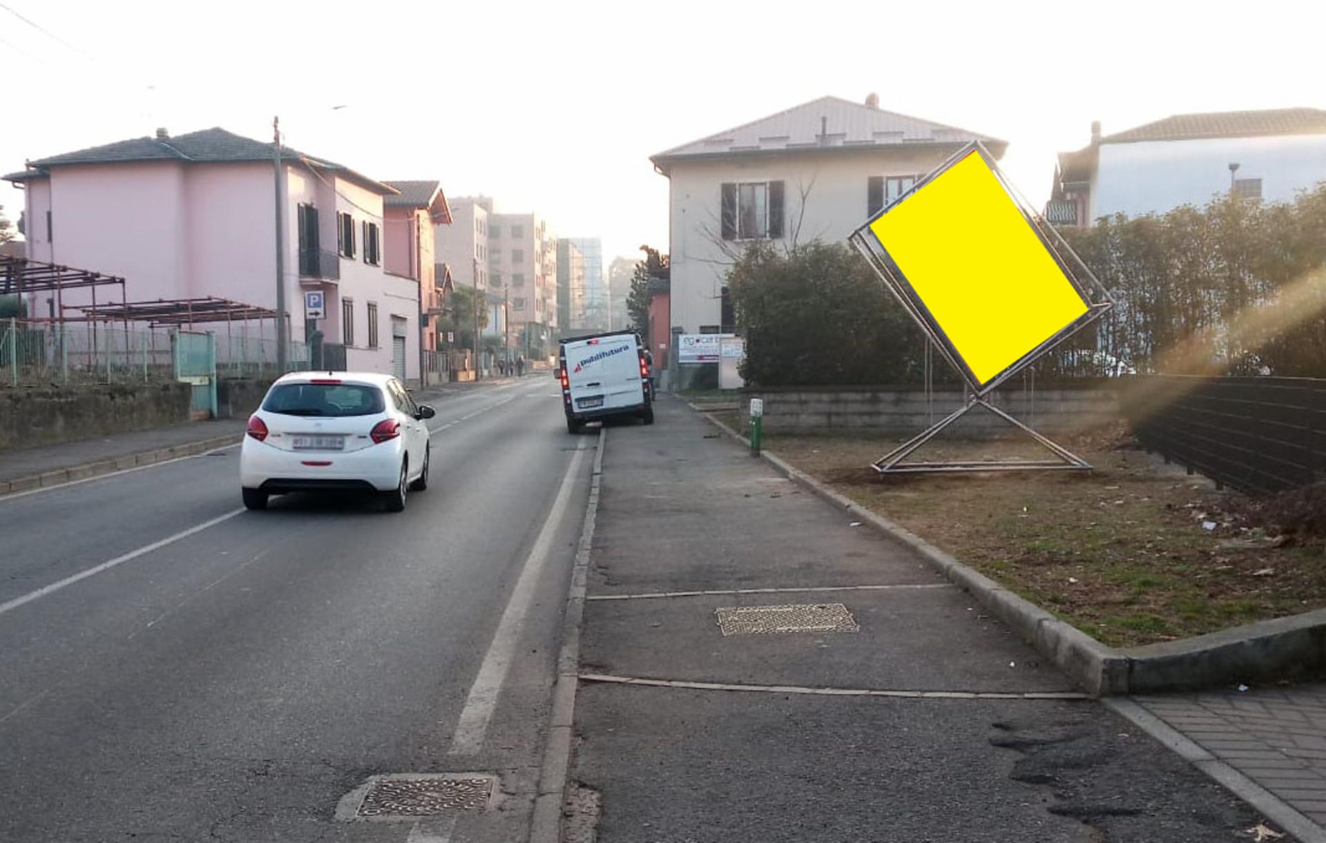Impianto STENDARDO a Como, in zona Bar e Fotocopisteria Motorizzazione