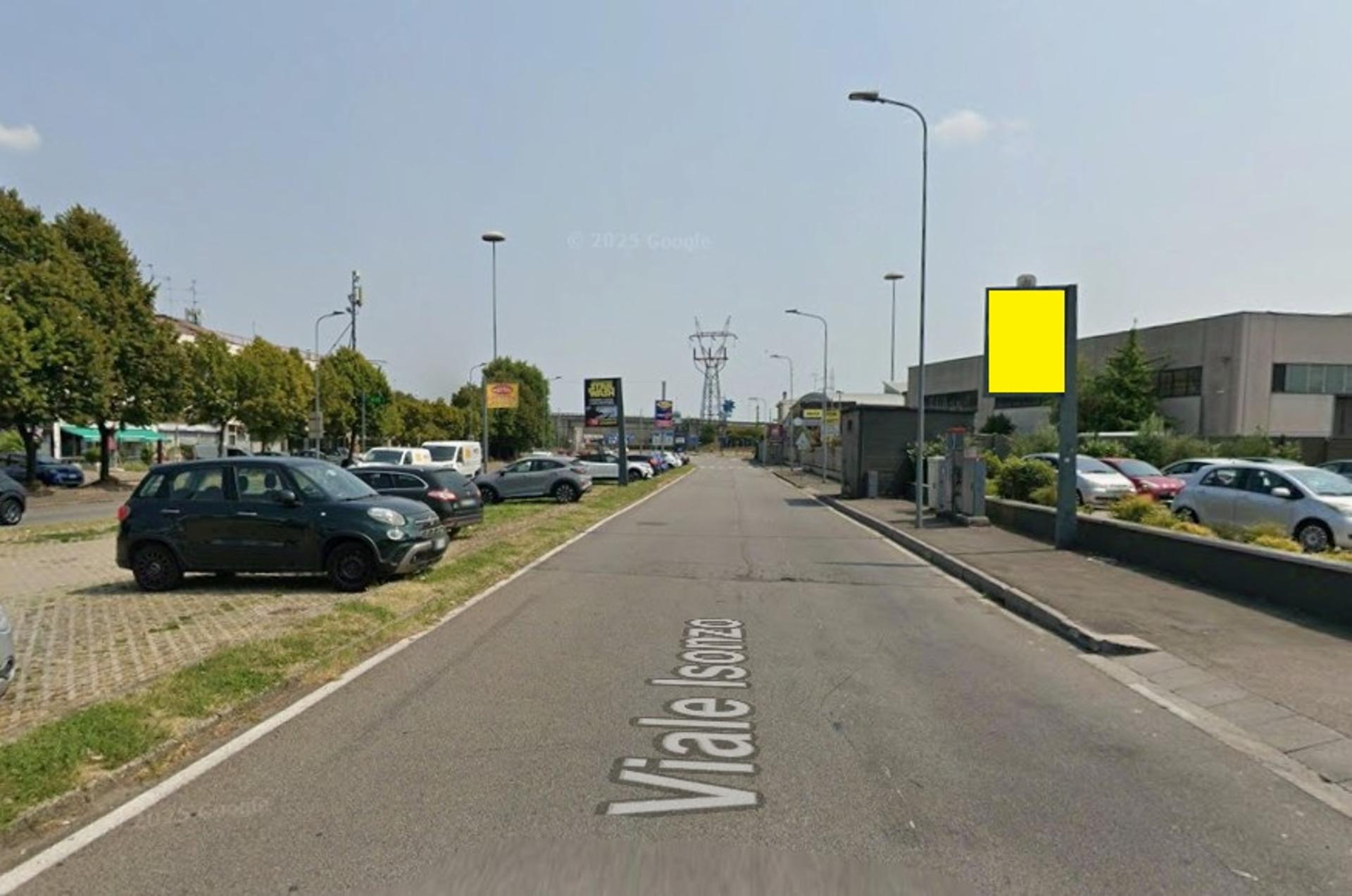 Impianto a VIALE Isonzo dopo civico 9  Rozzano