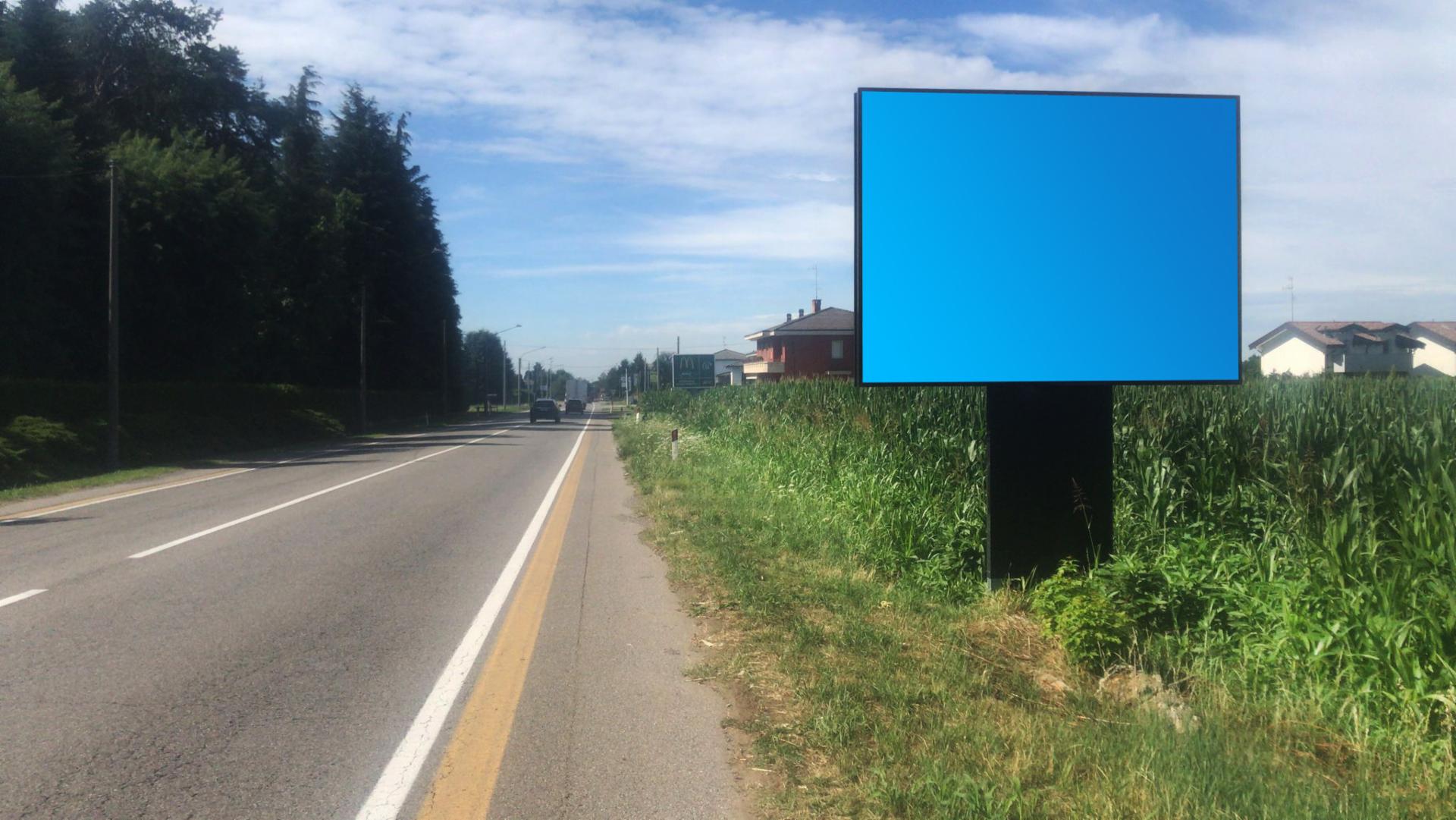 Impianto POSTER a Limido Comasco, in zona Belli di mamma