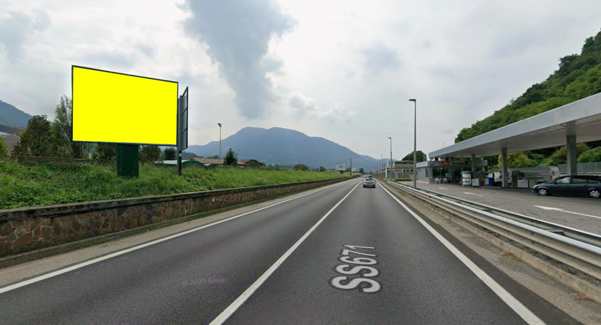 Impianto a SS 671 KM.26,800 DX DIR. BERGAMO  Albino