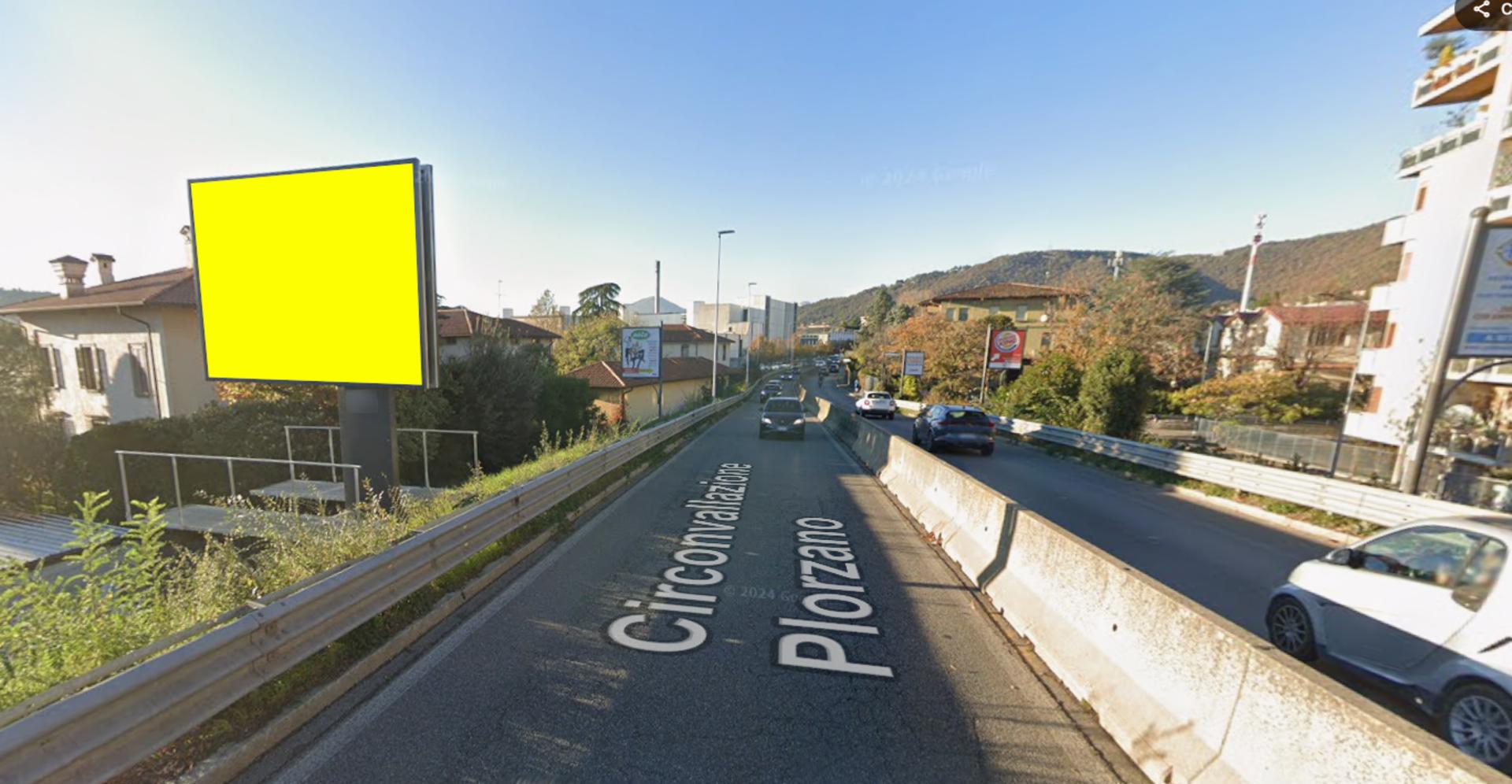 Impianto POSTER a Bergamo, in zona ALDI