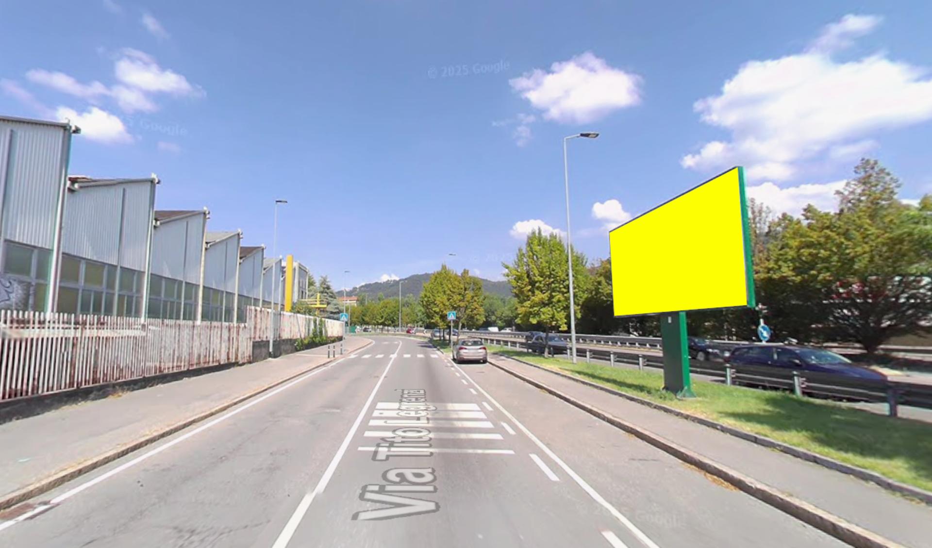 Impianto a VIA LEGRENZI 20 M. PRIMA SEGN. STR.  Bergamo
