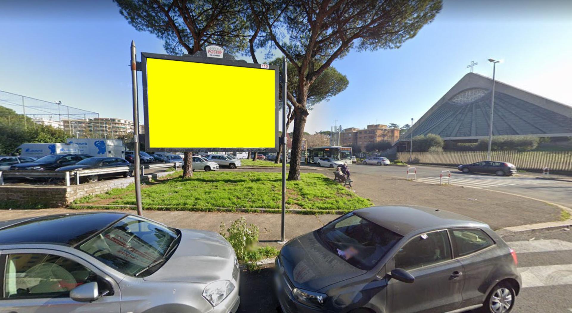 Impianto POSTER a Roma, in zona Compro Oro