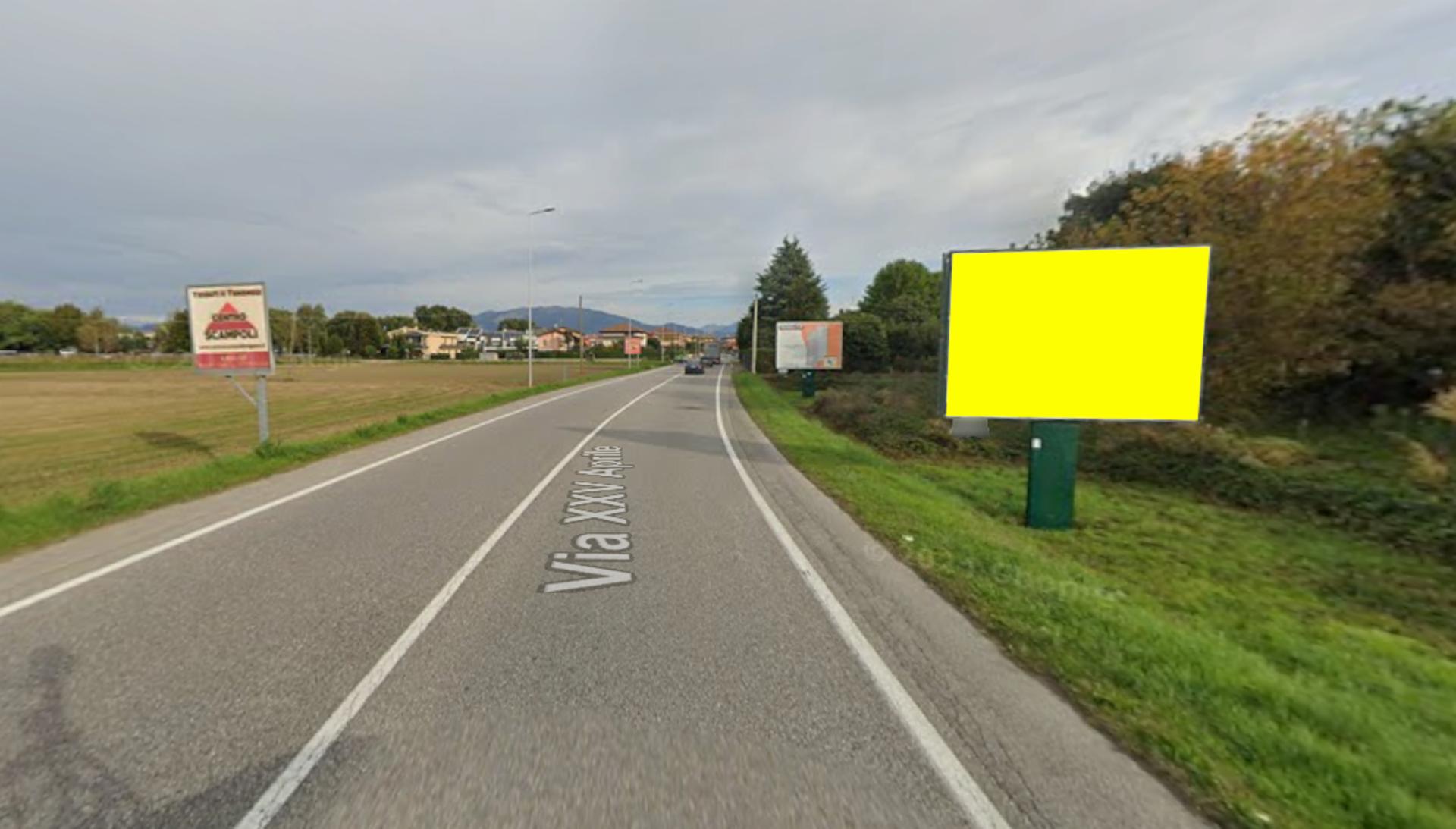 Impianto POSTER a Bonate Sotto, in zona Via Veneto Café