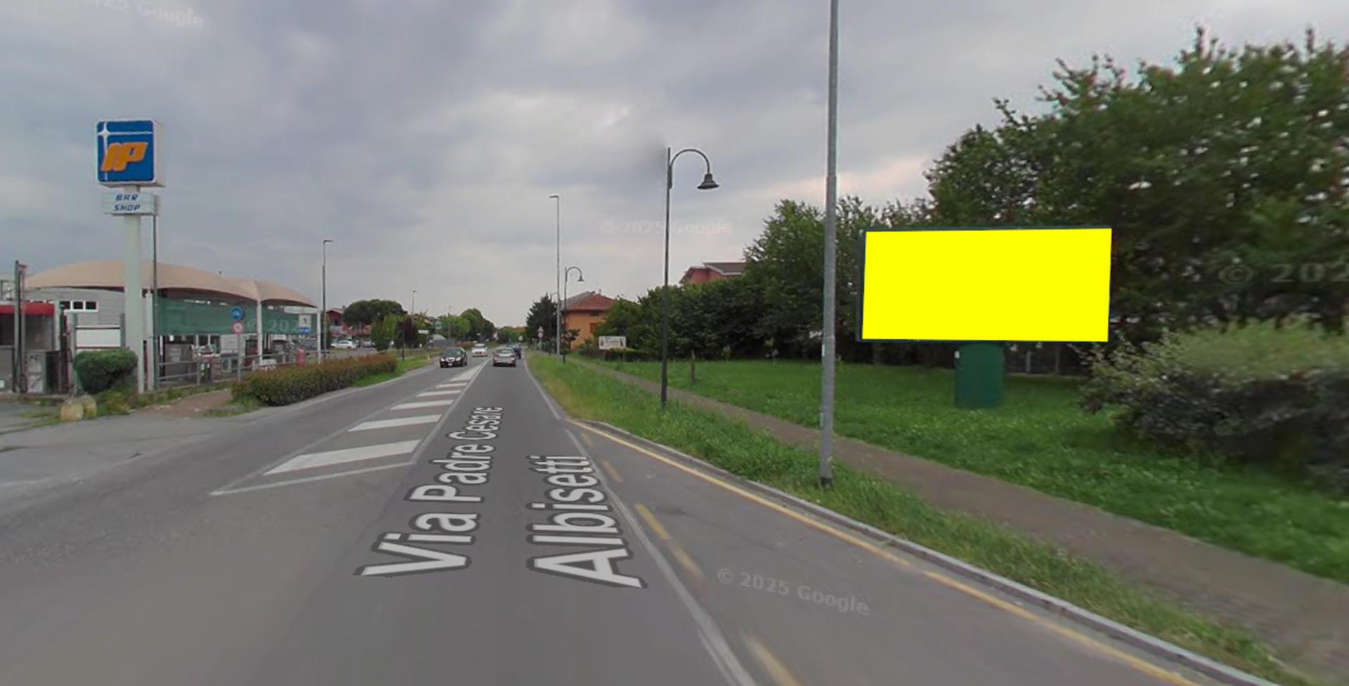 Impianto a SP 166 KM.5,015 SX DIR. CALUSCO  Terno d'Isola