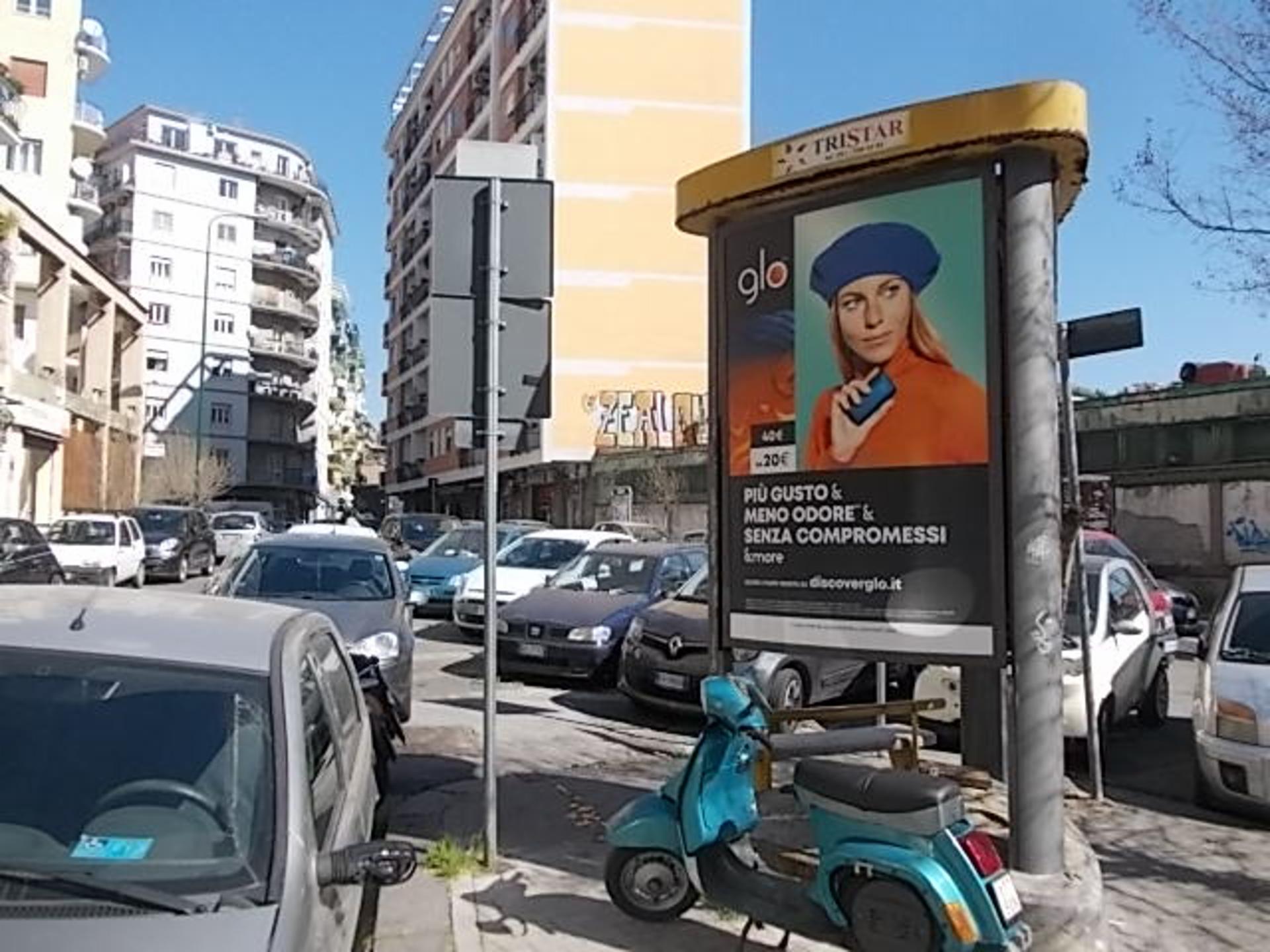 Impianto TOTEM a Napoli, in zona Pizzeria da Emilio