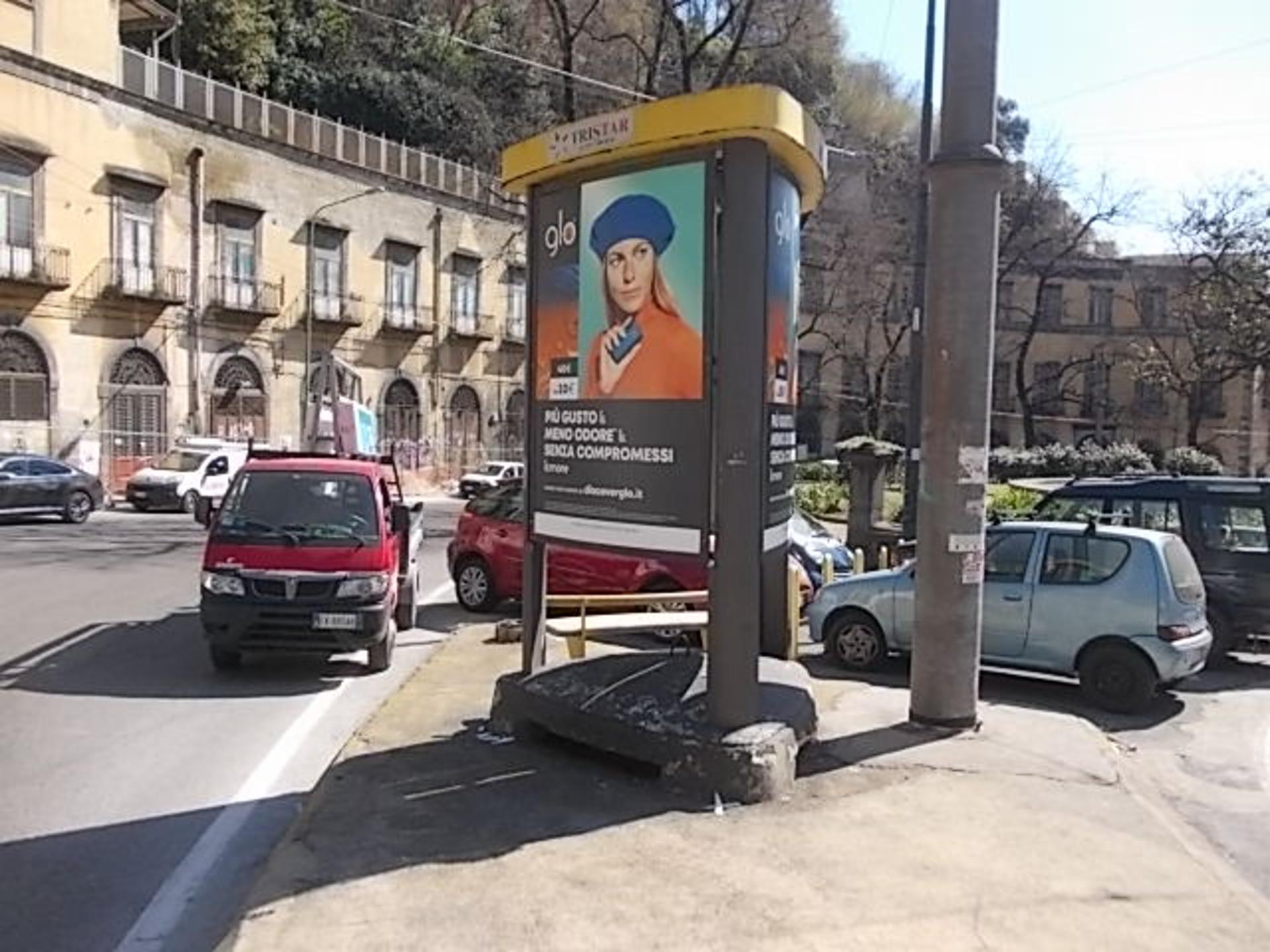 Impianto TOTEM a Napoli, in zona Basilica dell'Incoronata Madre del Buon Consiglio
