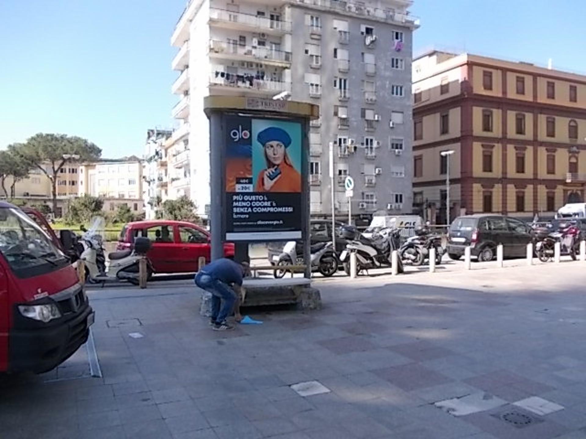 Impianto TOTEM a Napoli, in zona Etienne