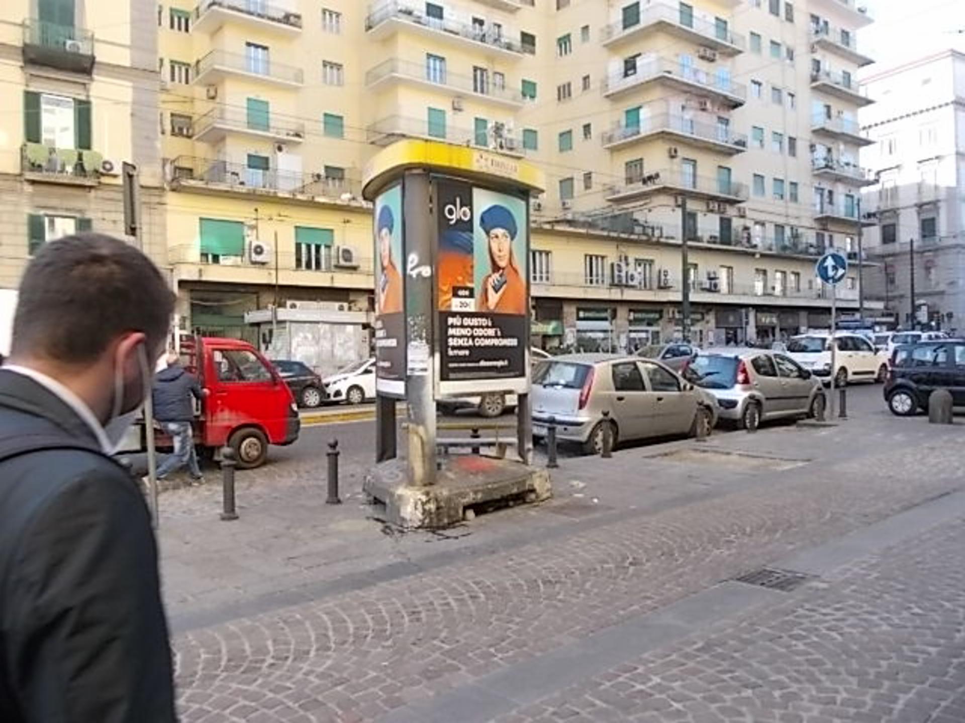 Impianto TOTEM a Napoli, in zona Chiesa di San Carlo all'Arena