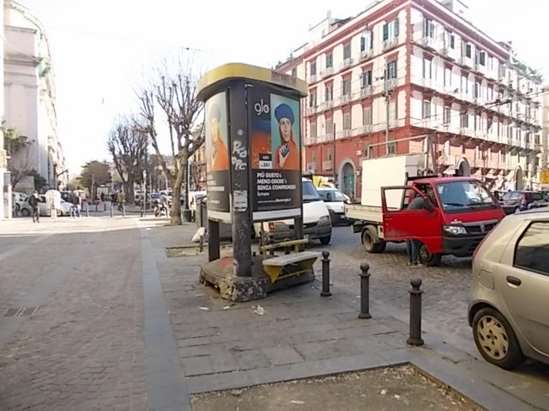 Impianto TOTEM a Napoli, in zona Chiesa di San Carlo all'Arena