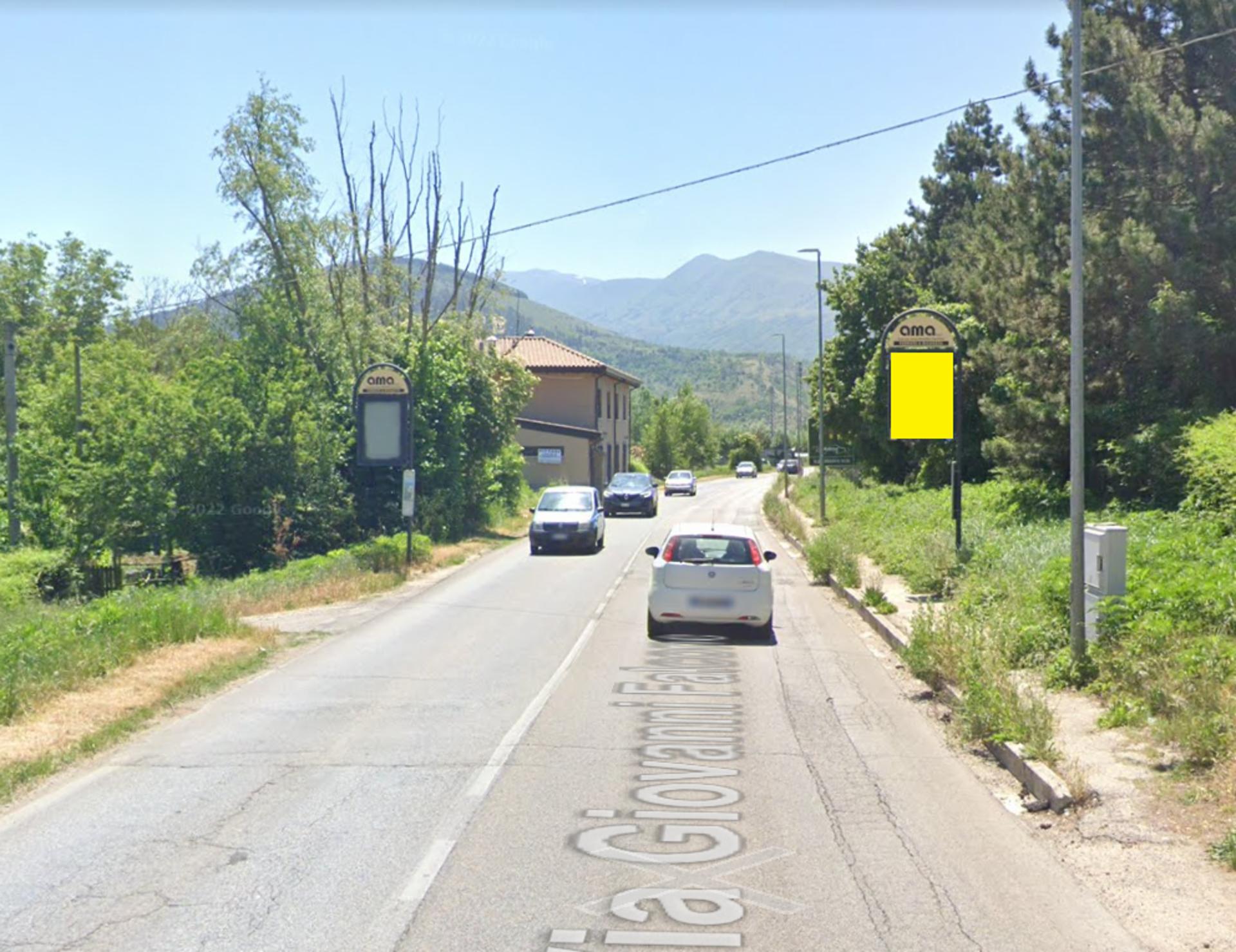 Impianto PALINA a L'Aquila, in zona Scuola Superiore Guglielmo Reiss Romoli