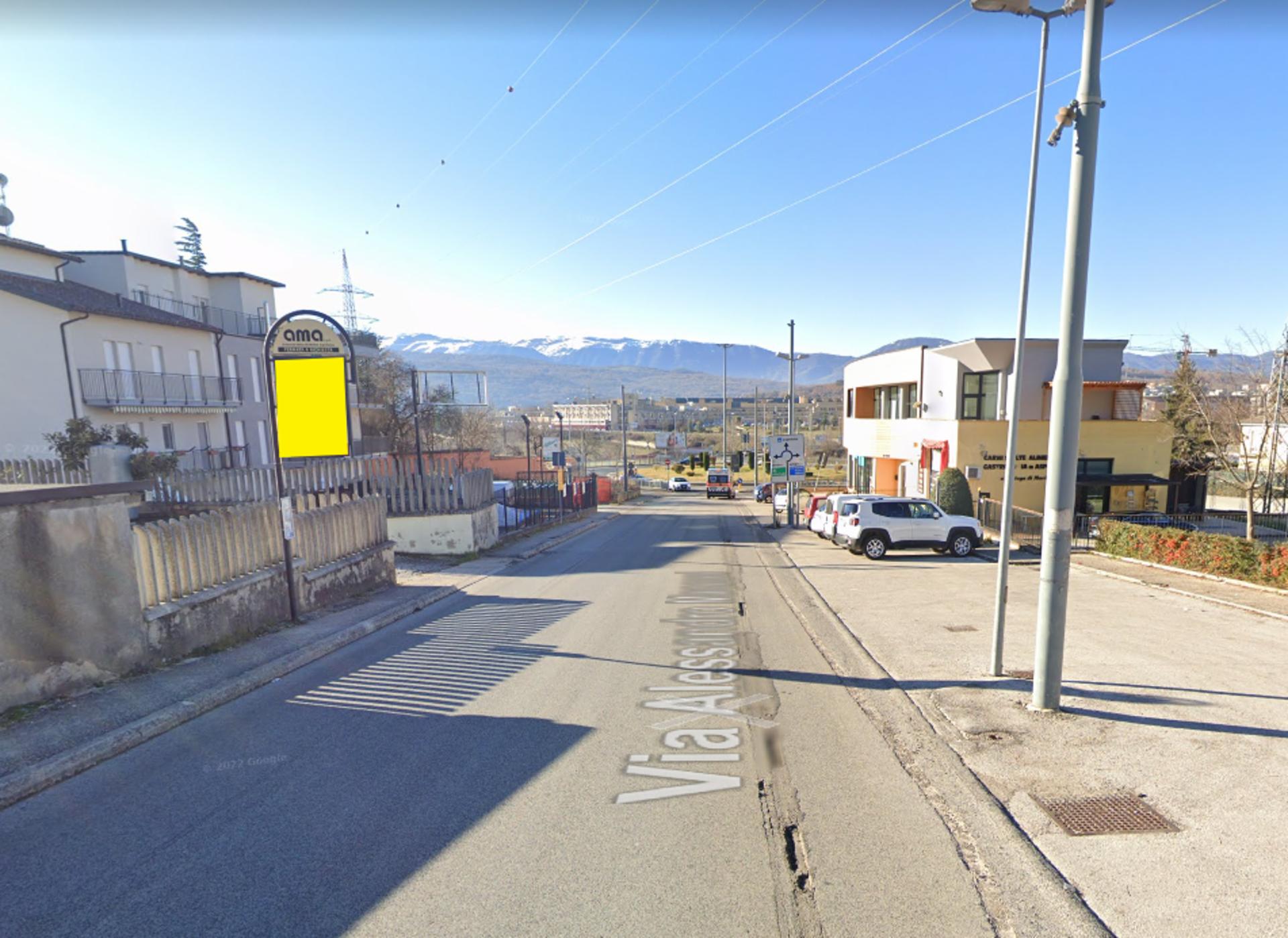 Impianto PALINA a L'Aquila, in zona Scuola Primaria Mariele Ventre