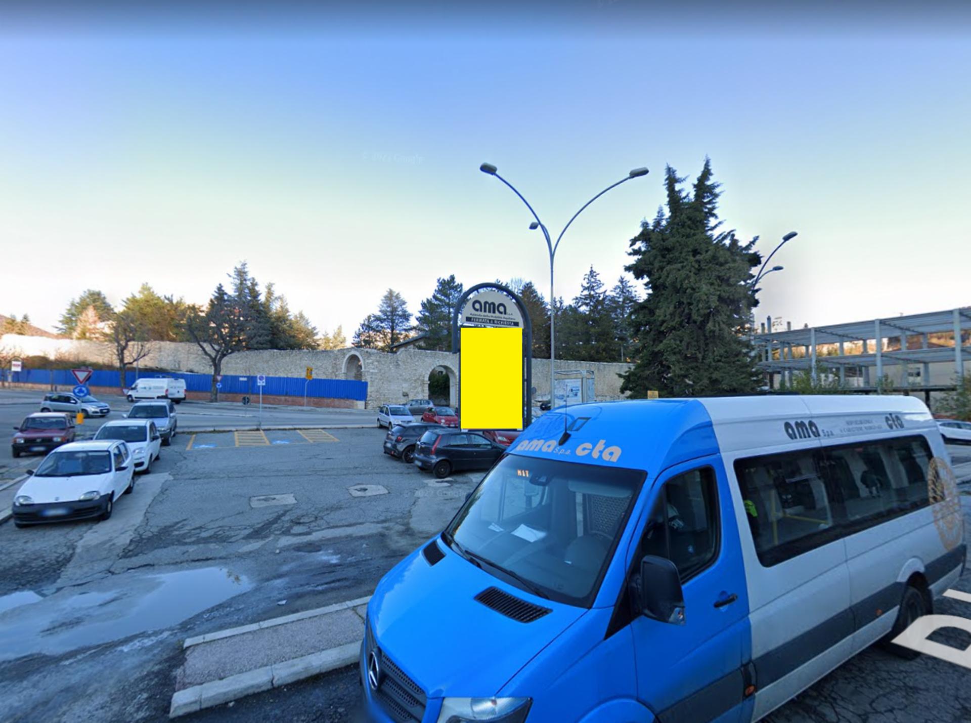 Impianto PALINA a L'Aquila, in zona Lidl