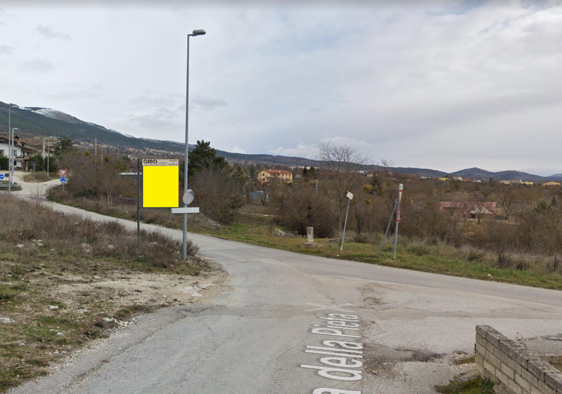 Impianto palina a L'Aquila