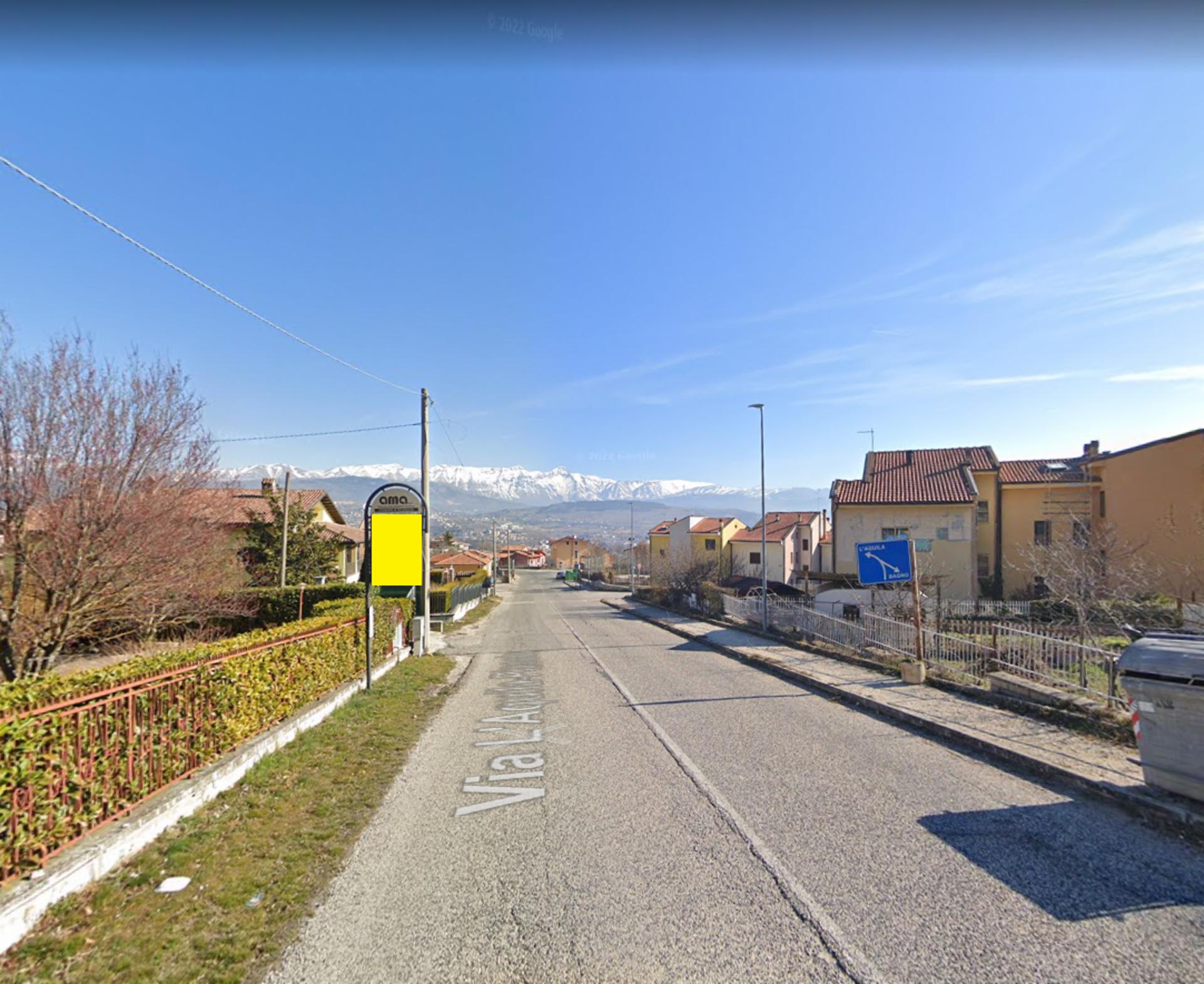 Impianto PALINA a L'Aquila, in zona Chiesa di Santa Maria di Pianola