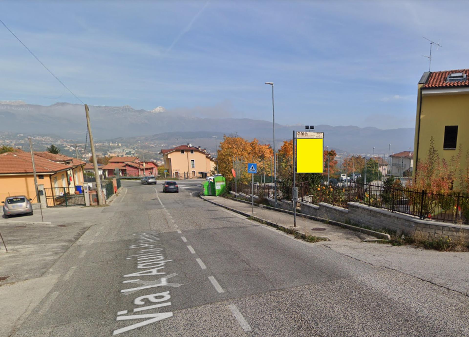 Impianto PALINA a L'Aquila, in zona Chiesa di Santa Maria di Pianola