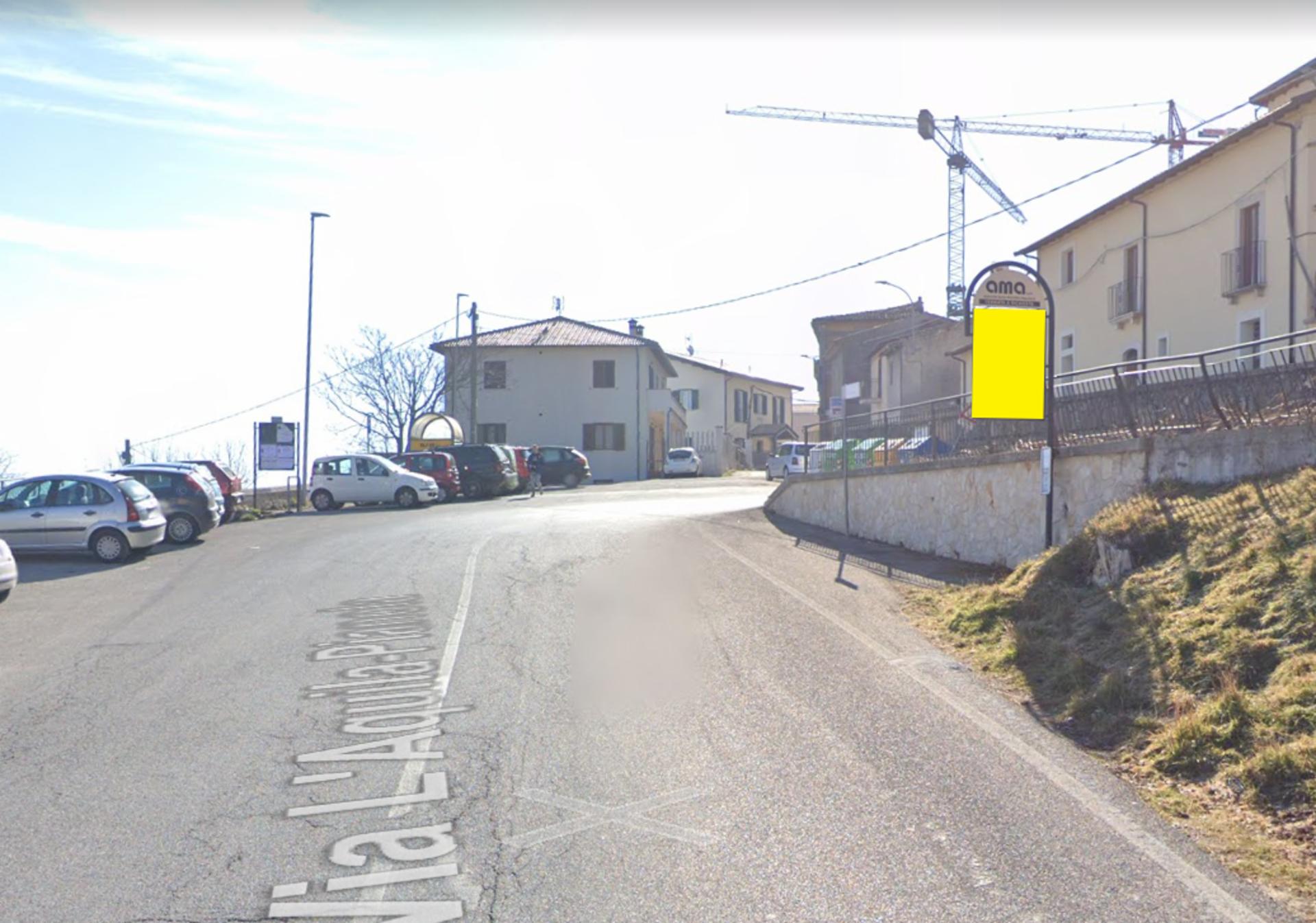 Impianto PALINA a L'Aquila, in zona Chiesa di Santa Maria di Pianola