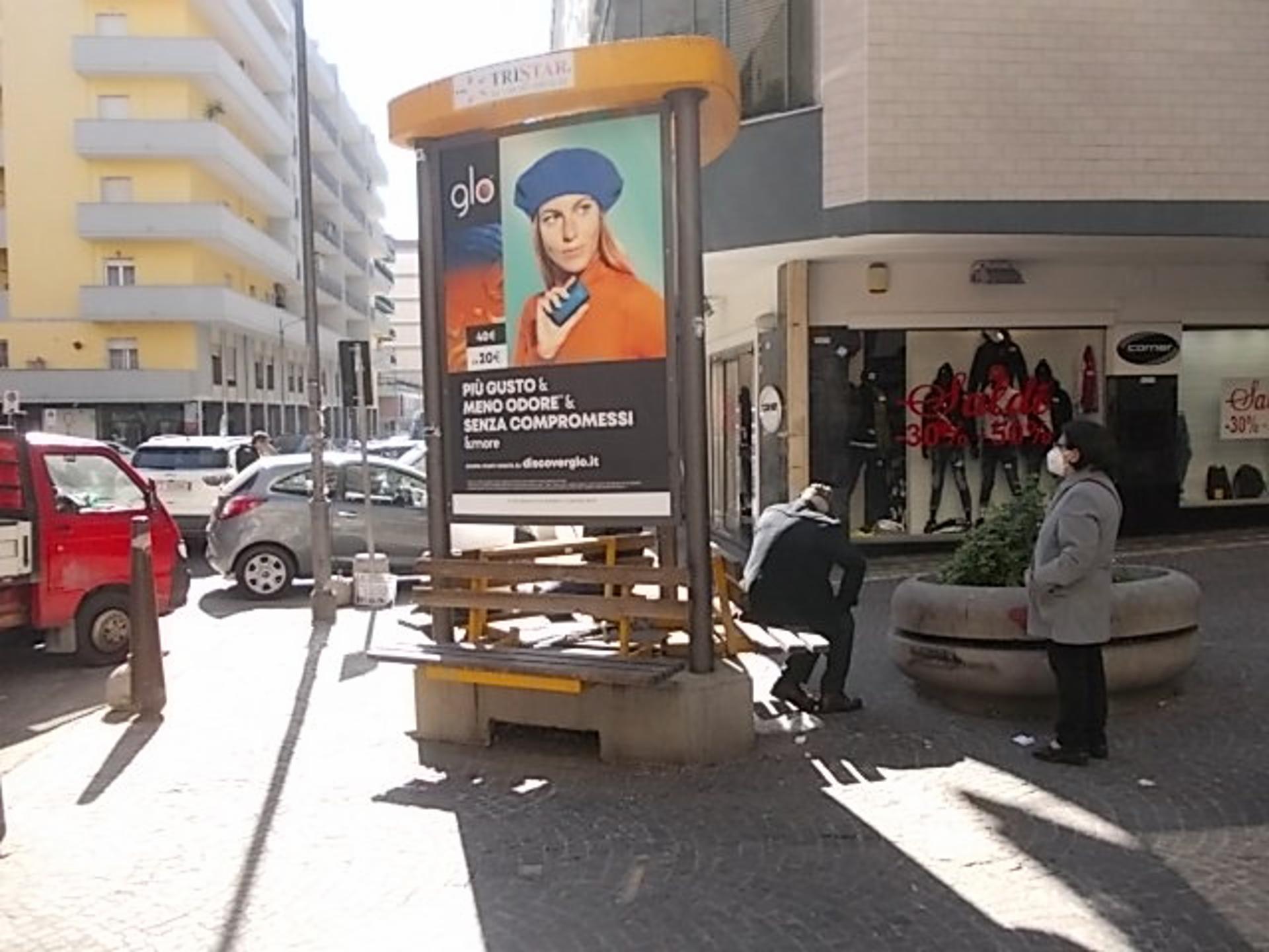 Impianto TOTEM a Napoli, in zona Pazzi di pizza