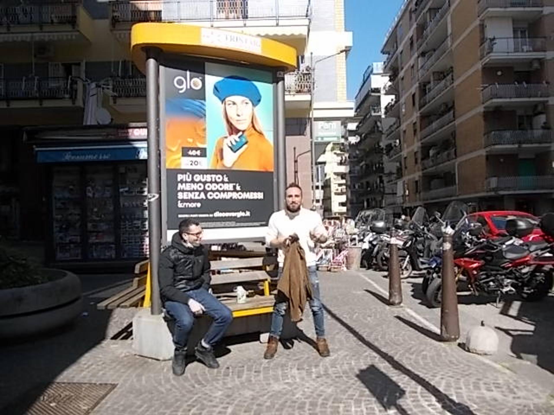 Impianto TOTEM a Napoli, in zona Pazzi di pizza