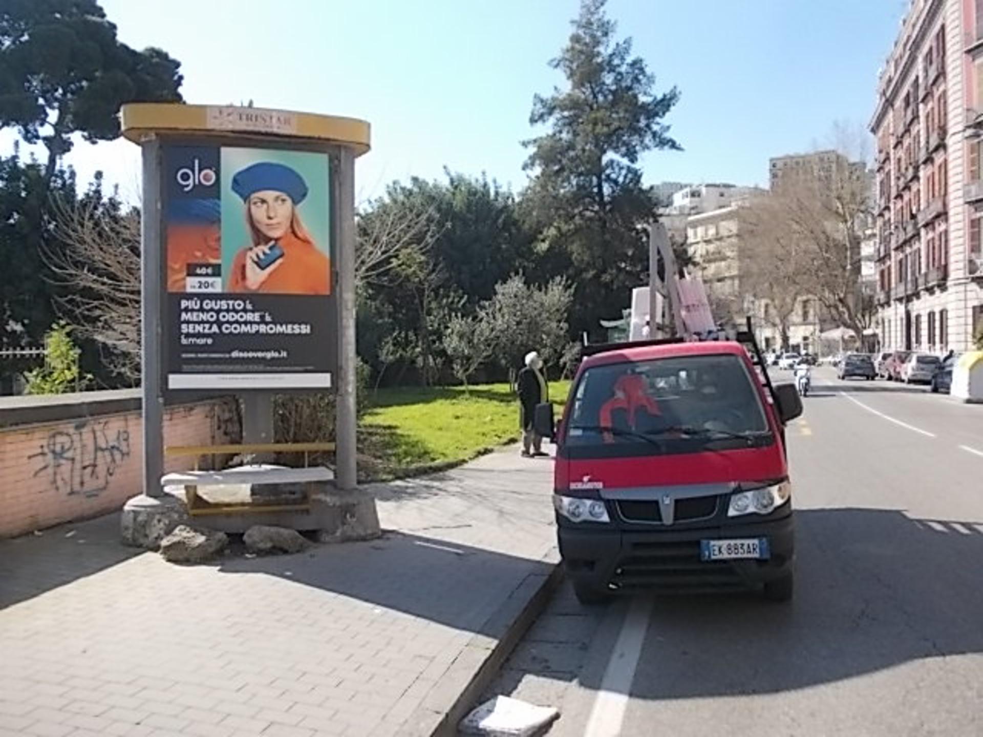 Impianto TOTEM a Napoli, in zona Chiesa del Santissimo Redentore