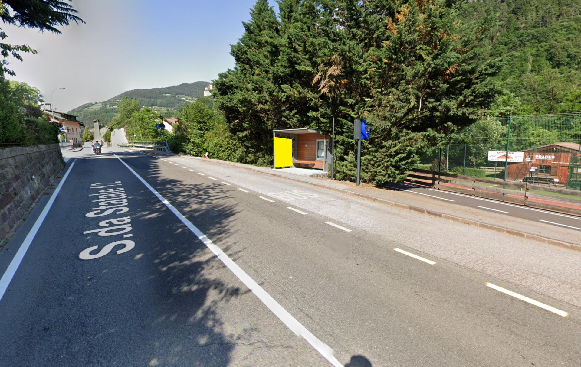 Impianto PENSILINA a Barbiano, in zona Pizzeria Schloss Friedburg
