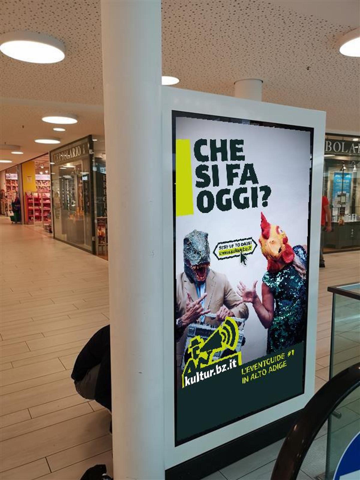Impianto DISPLAY / LED a Bolzano, in zona JD Sports
