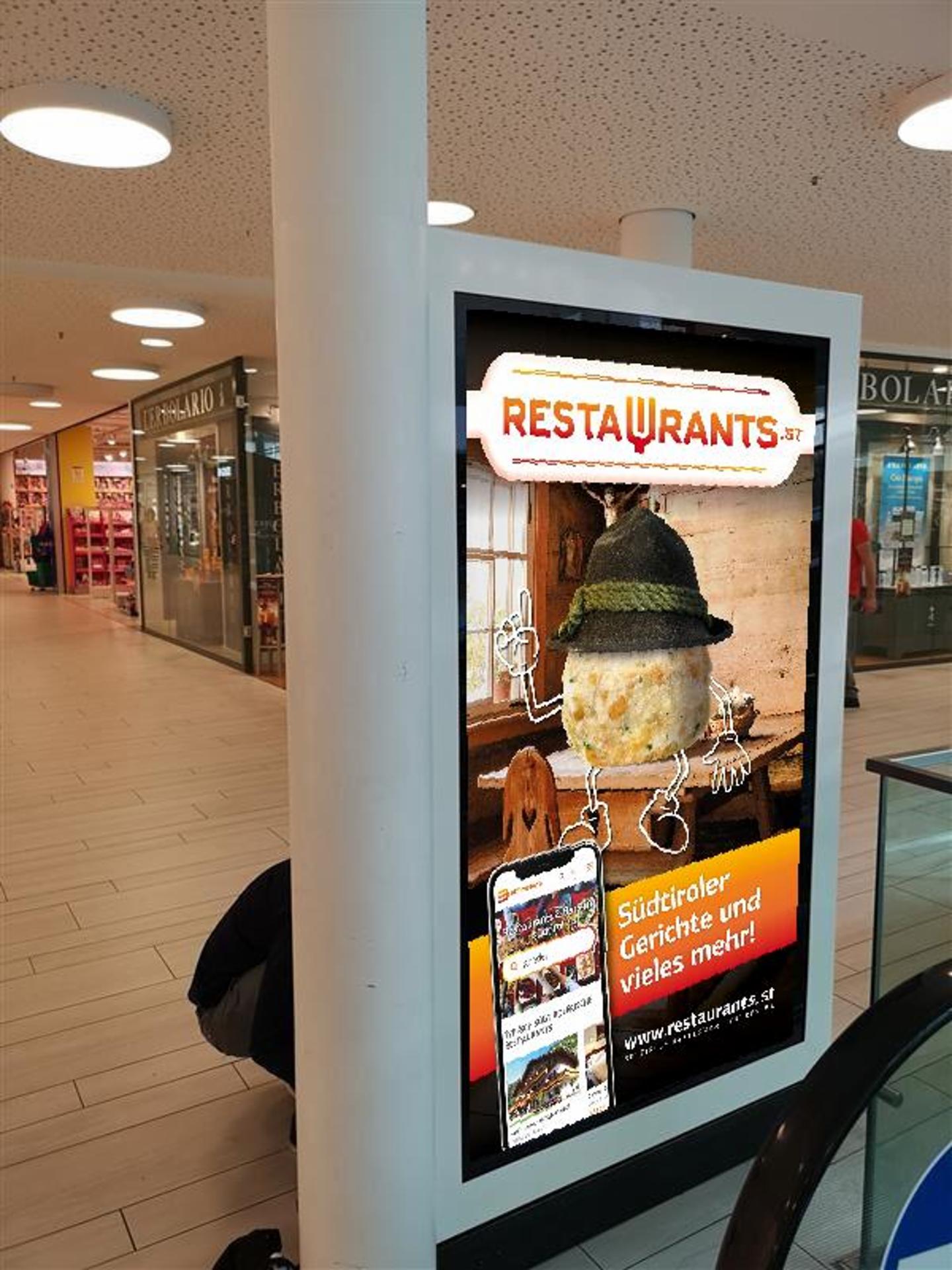 Impianto DISPLAY / LED a Bolzano, in zona JD Sports