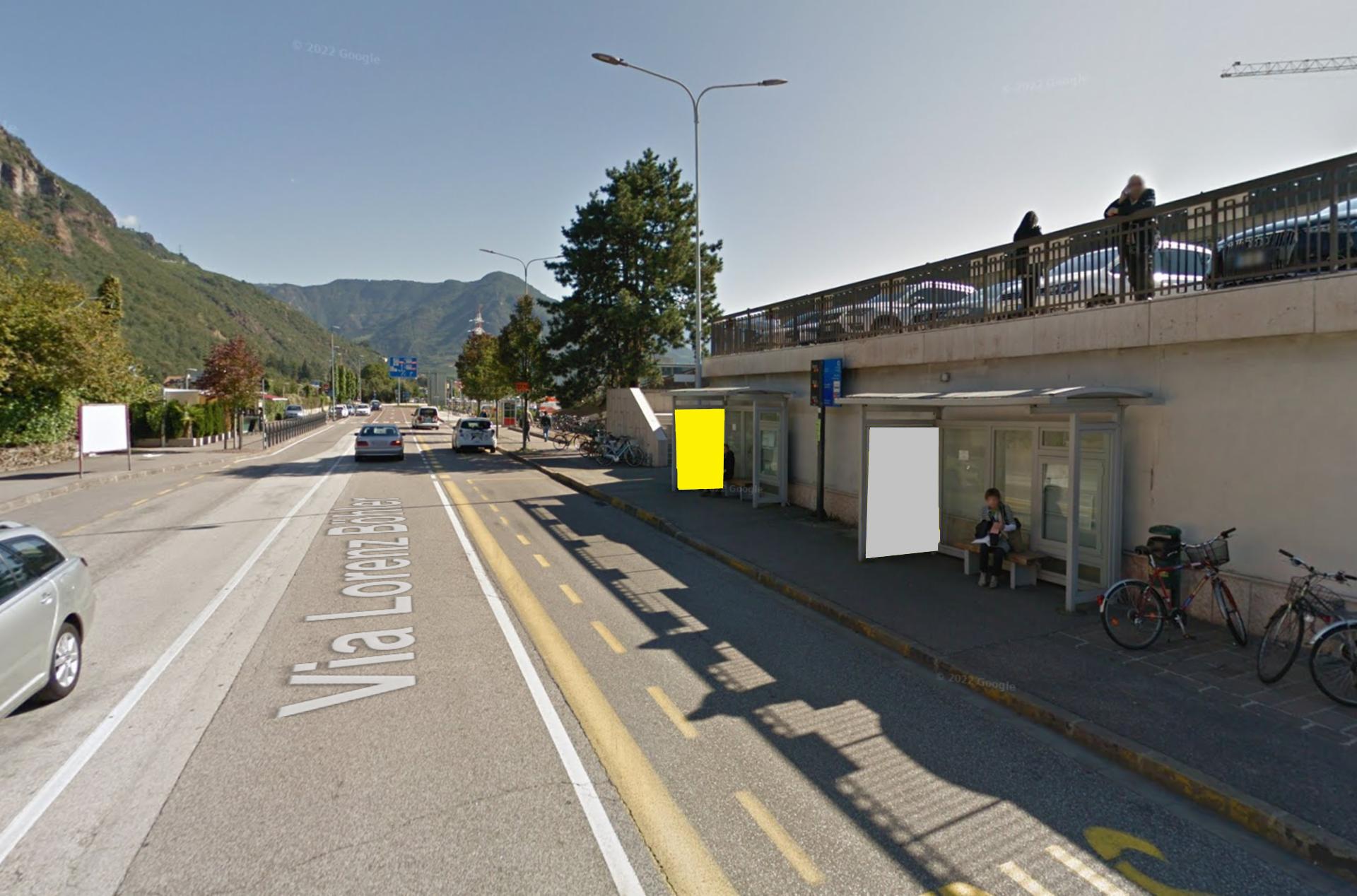 Impianto PENSILINA a Bolzano, in zona Imbiss Patrik