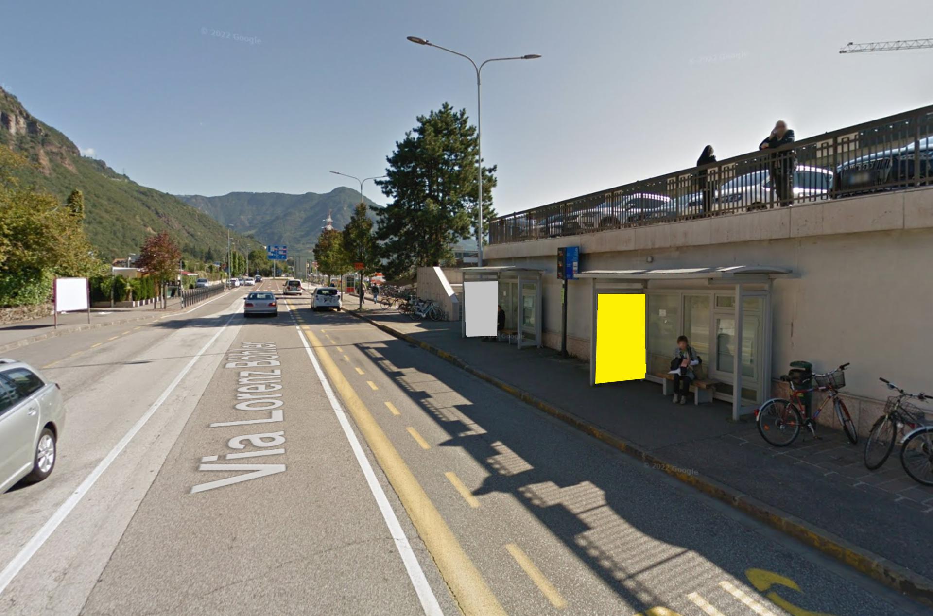 Impianto PENSILINA a Bolzano, in zona Imbiss Patrik