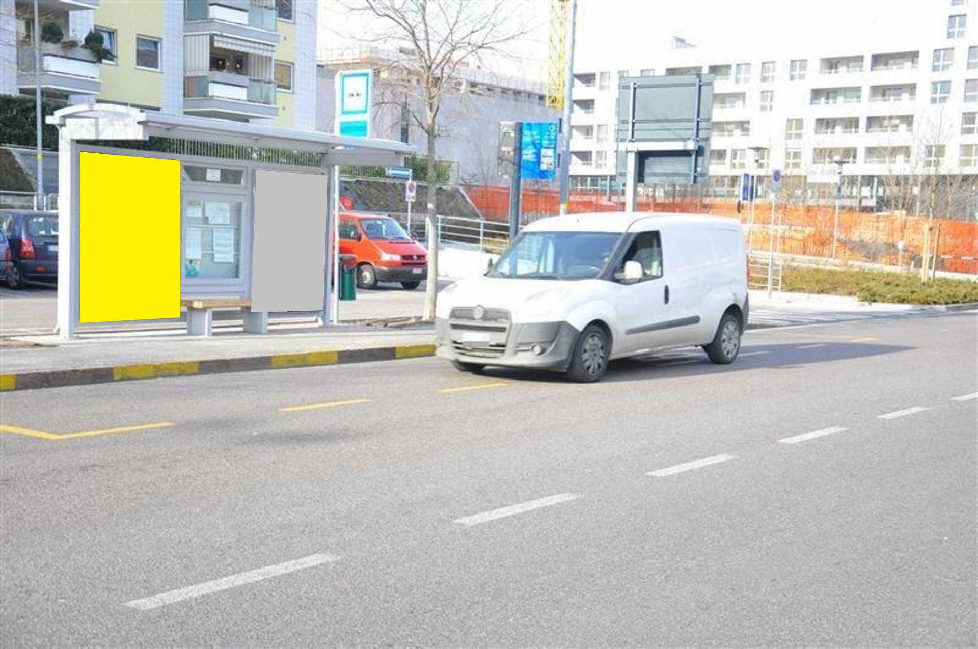 Impianto PENSILINA a Bolzano, in zona Kayi Sushi