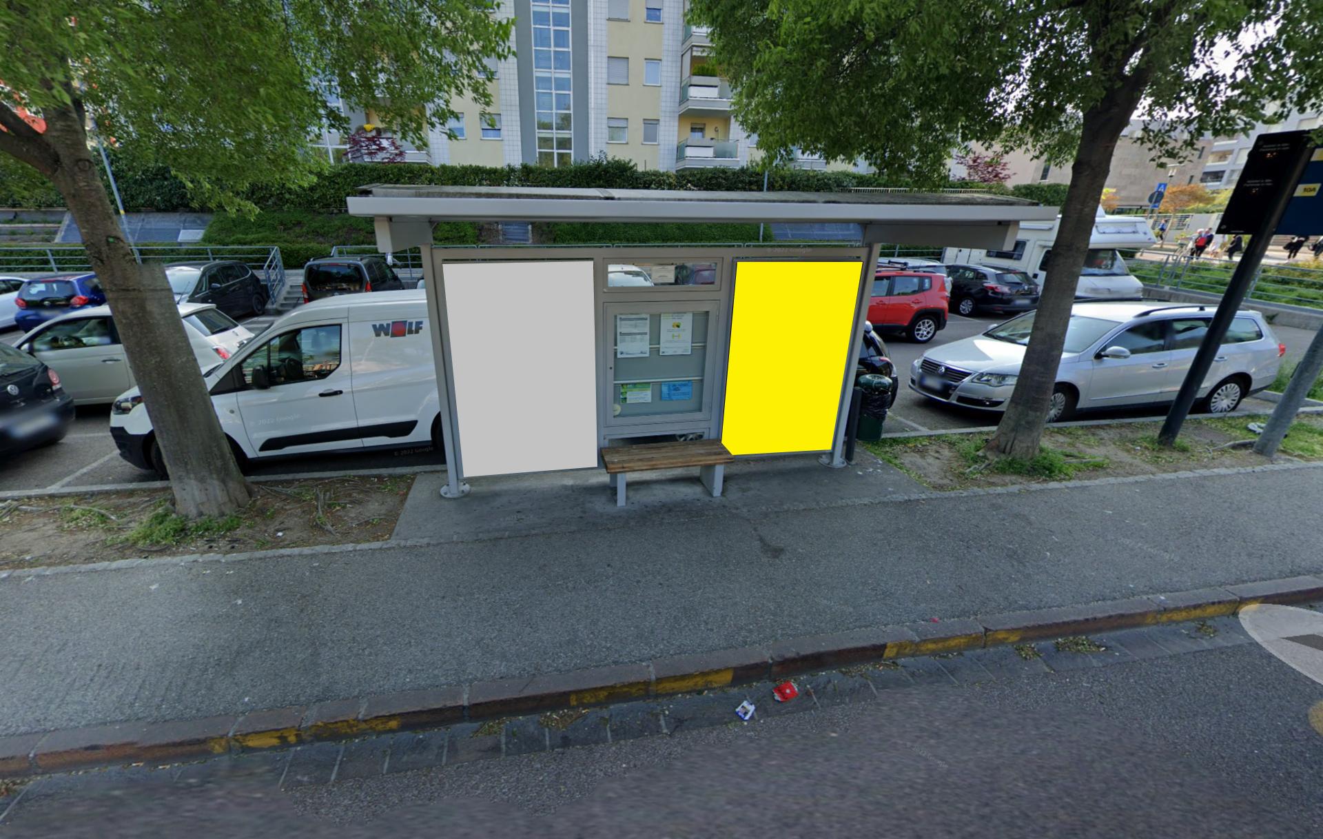 Impianto PENSILINA a Bolzano, in zona Kayi Sushi