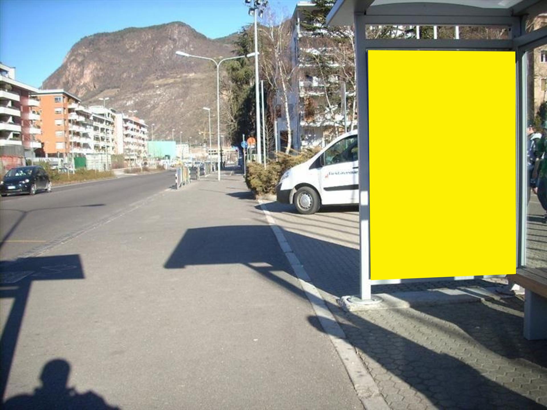 Impianto PENSILINA a Bolzano, in zona Kayi Sushi
