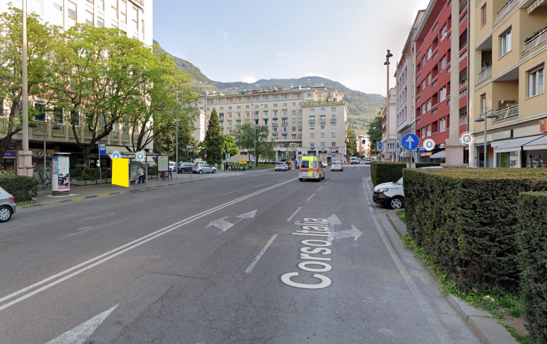 Impianto PENSILINA a Bolzano, in zona Libreria Europa