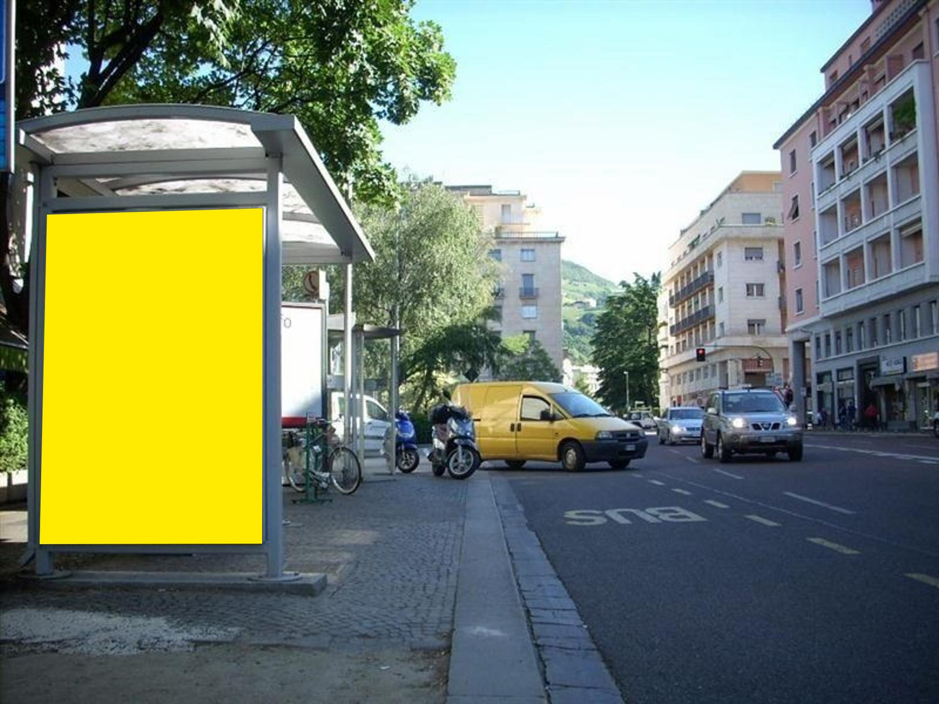 Impianto PENSILINA a Bolzano, in zona Libreria Europa