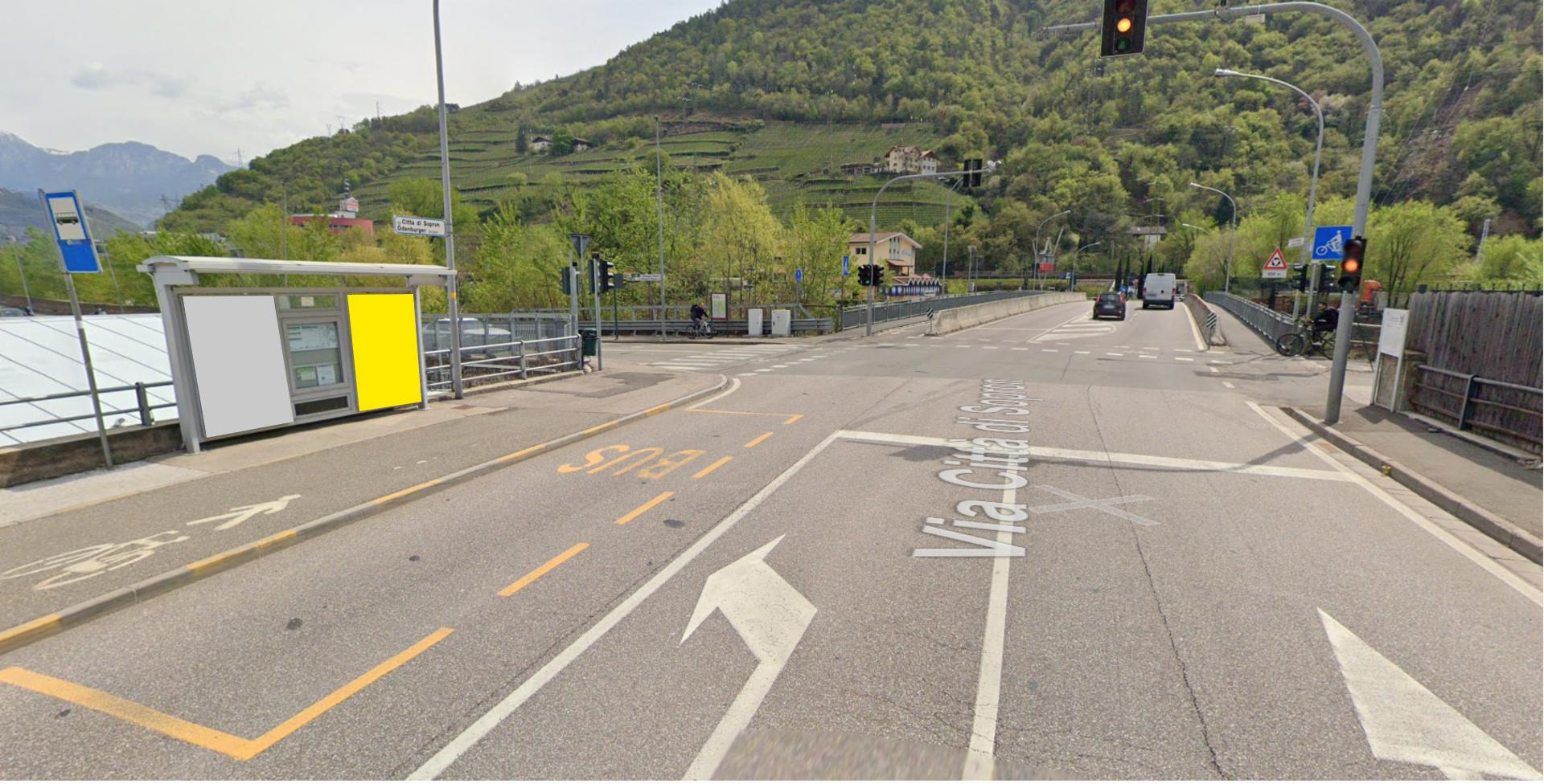 Impianto PENSILINA a Bolzano, in zona Bar Ristorante Mercato
