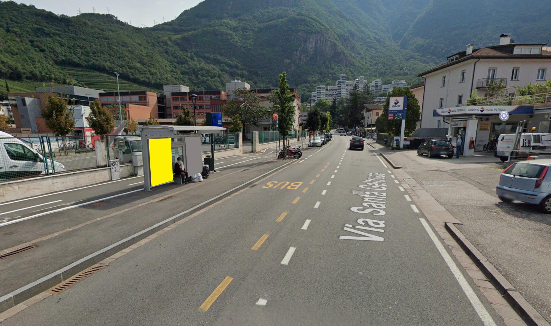 Impianto PENSILINA a Bolzano, in zona Palermo Nord