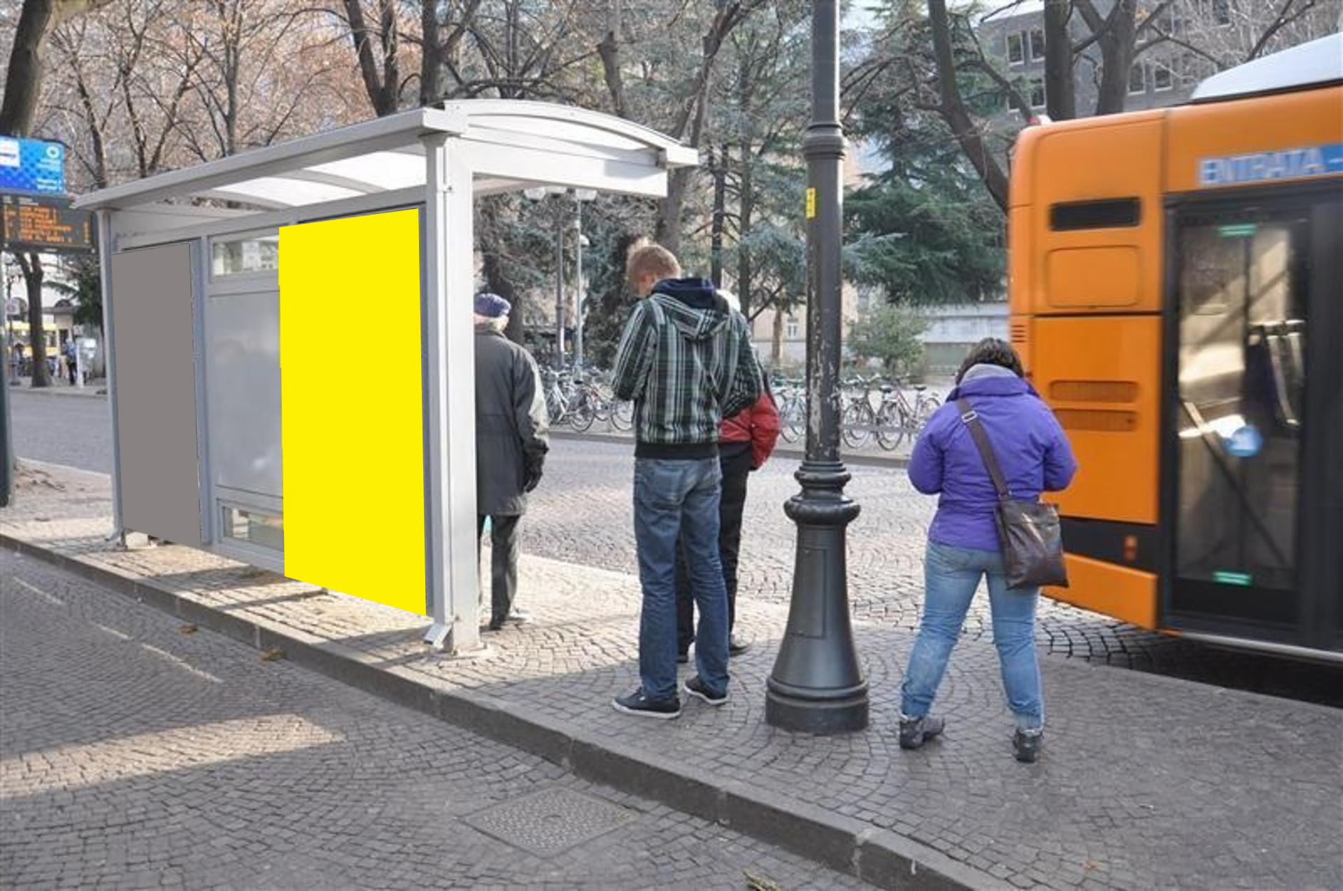 Impianto PENSILINA a Bolzano, in zona Walther Park