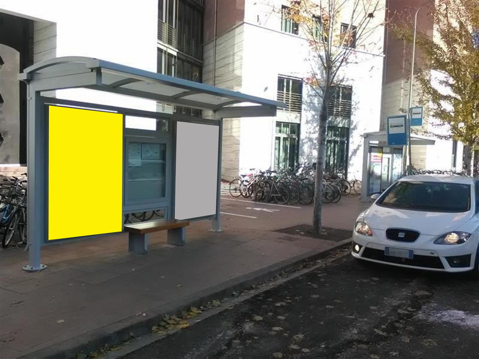 Impianto PENSILINA a Bolzano, in zona Loacker Cafe
