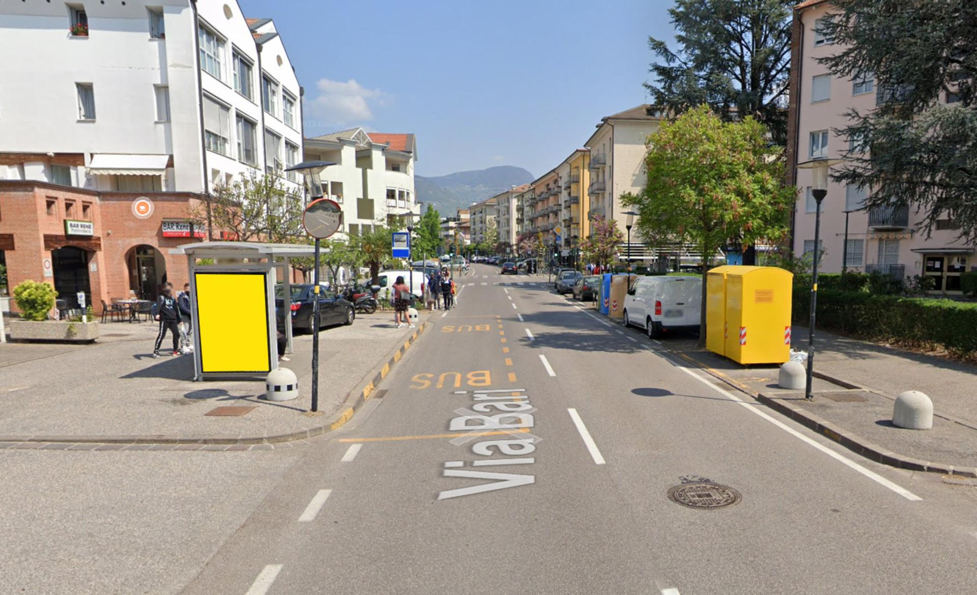 Impianto PENSILINA a Bolzano, in zona Bar Renè