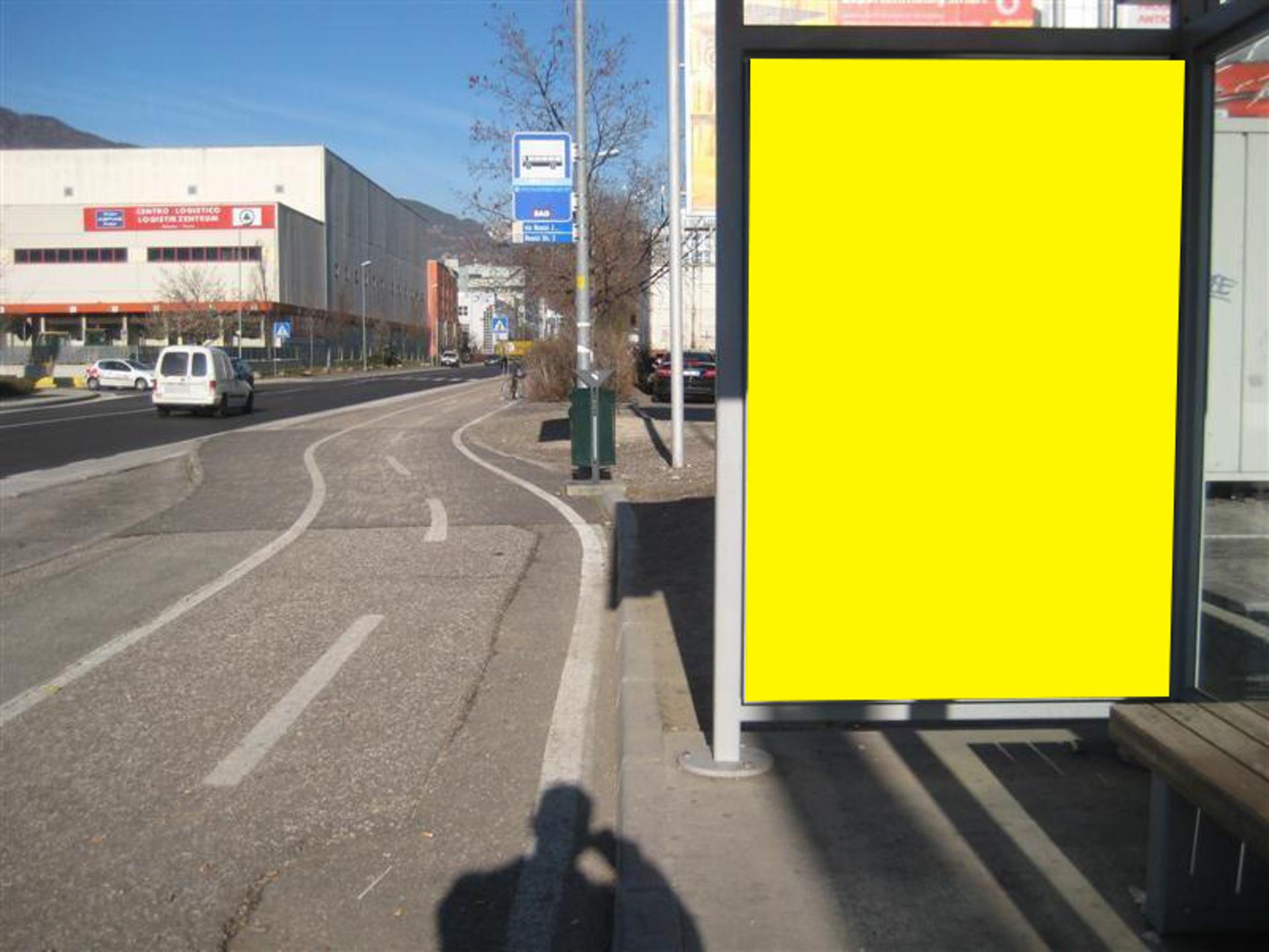 Impianto PENSILINA a Bolzano, in zona McDonald's