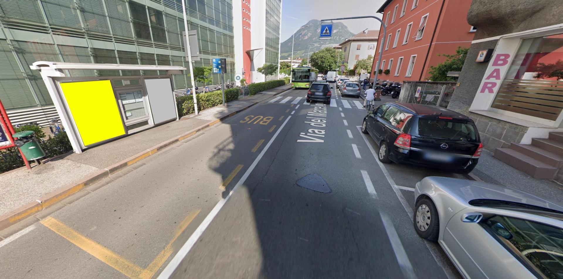 Impianto PENSILINA a Bolzano, in zona MD