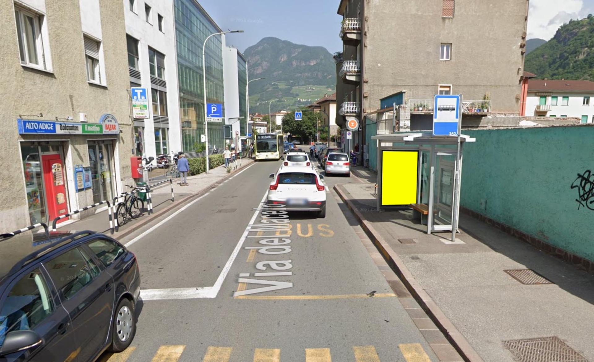Impianto PENSILINA a Bolzano, in zona MD