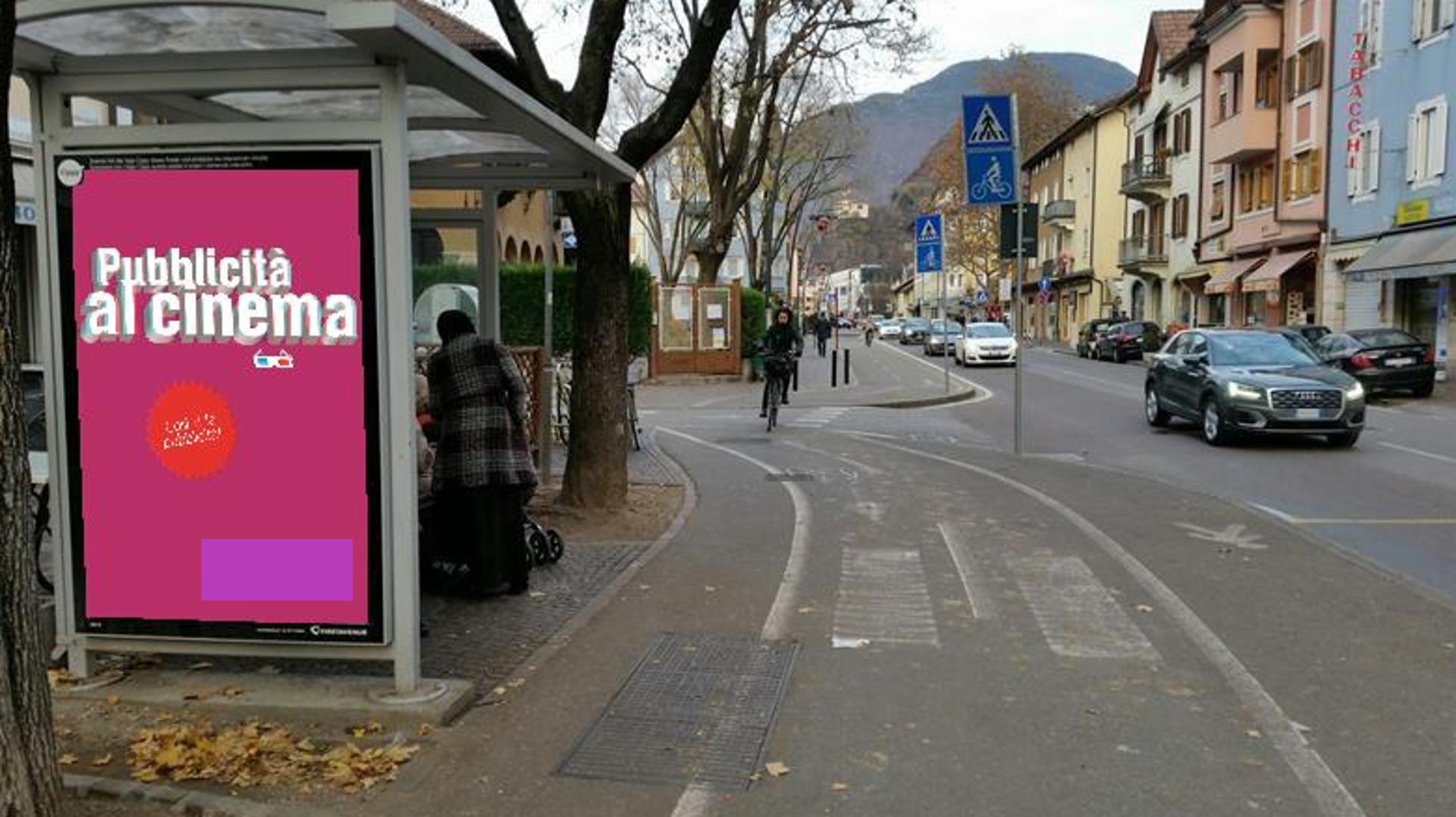 Impianto PENSILINA a Bolzano, in zona Bar Angolo 40