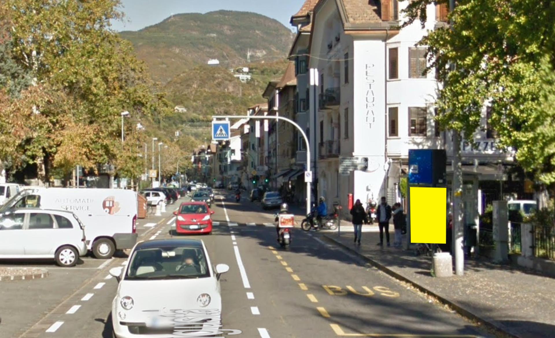 Impianto PENSILINA a Bolzano, in zona Despar