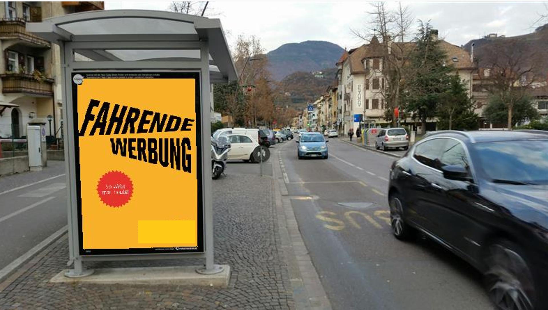 Impianto PENSILINA a Bolzano, in zona Despar